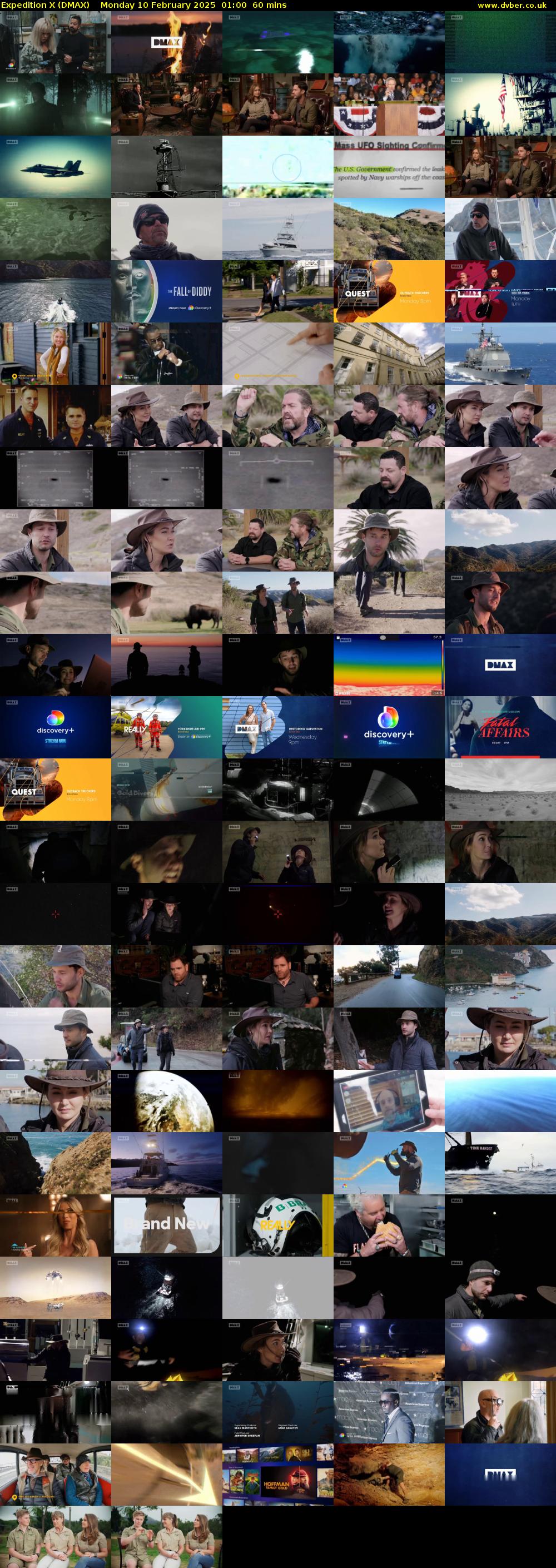 Expedition X (DMAX) Monday 10 February 2025 01:00 - 02:00
