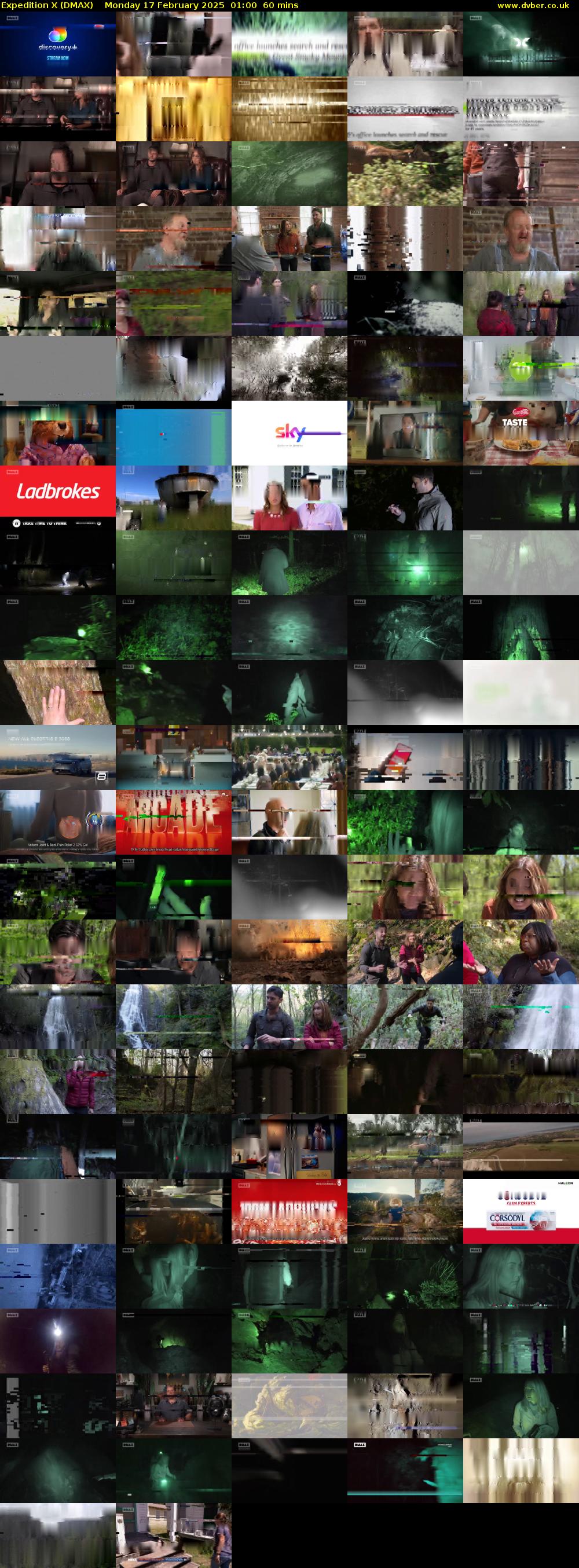 Expedition X (DMAX) Monday 17 February 2025 01:00 - 02:00