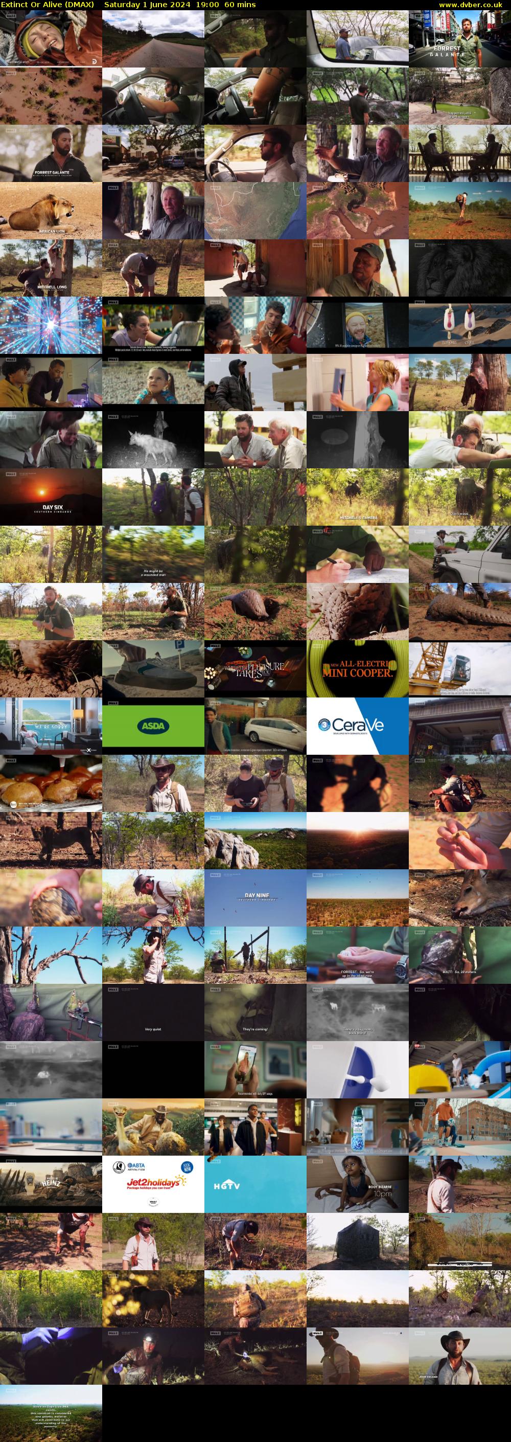 Extinct Or Alive (DMAX) Saturday 1 June 2024 19:00 - 20:00