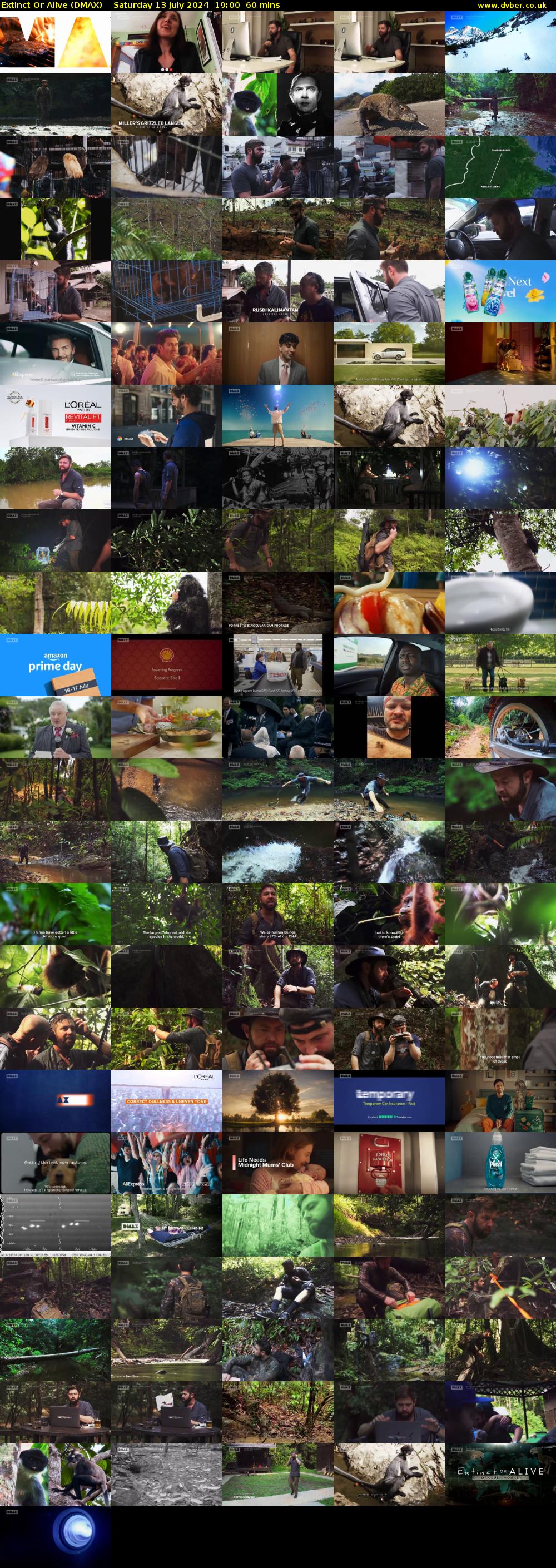 Extinct Or Alive (DMAX) Saturday 13 July 2024 19:00 - 20:00