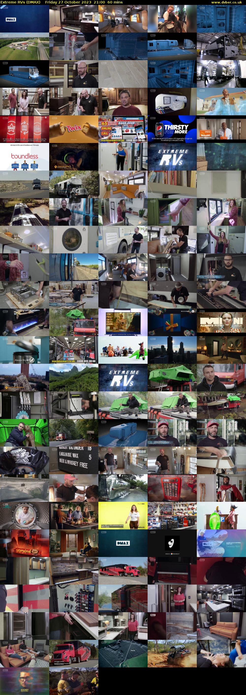 Extreme RVs (DMAX) Friday 27 October 2023 21:00 - 22:00