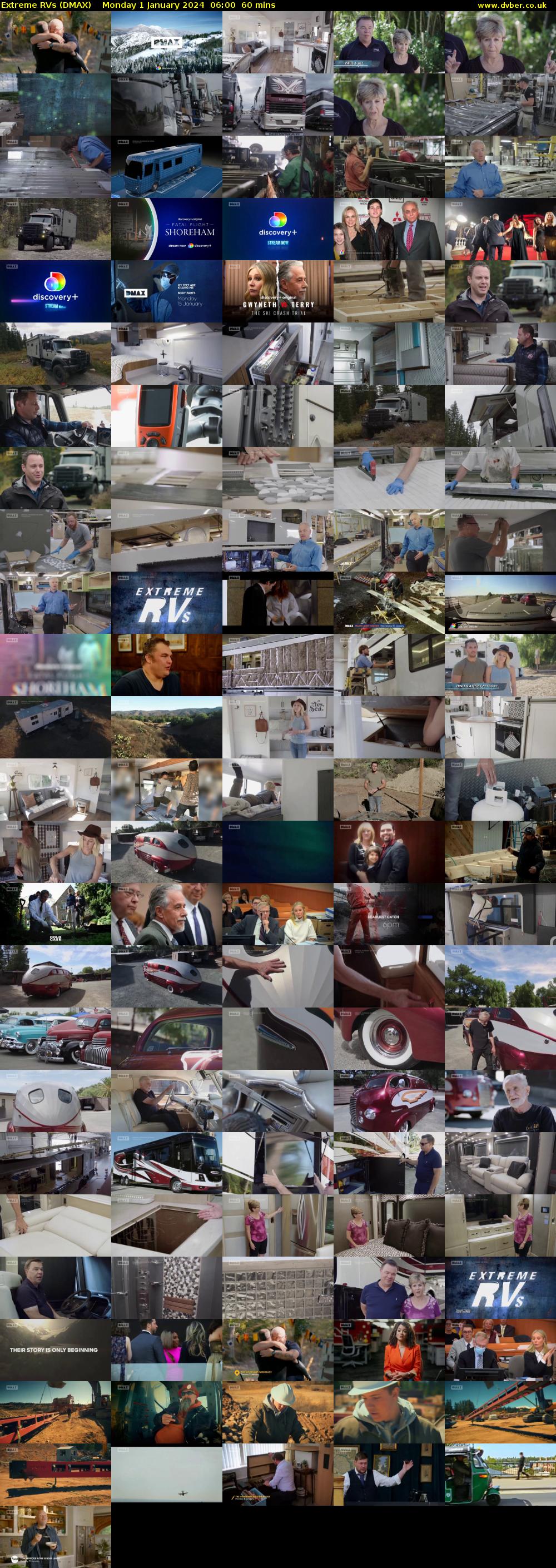 Extreme RVs (DMAX) Monday 1 January 2024 06:00 - 07:00