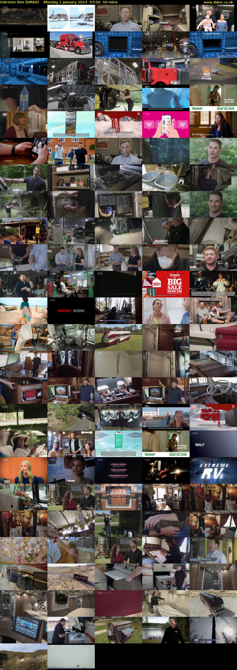 Extreme RVs (DMAX) Monday 1 January 2024 07:00 - 08:00