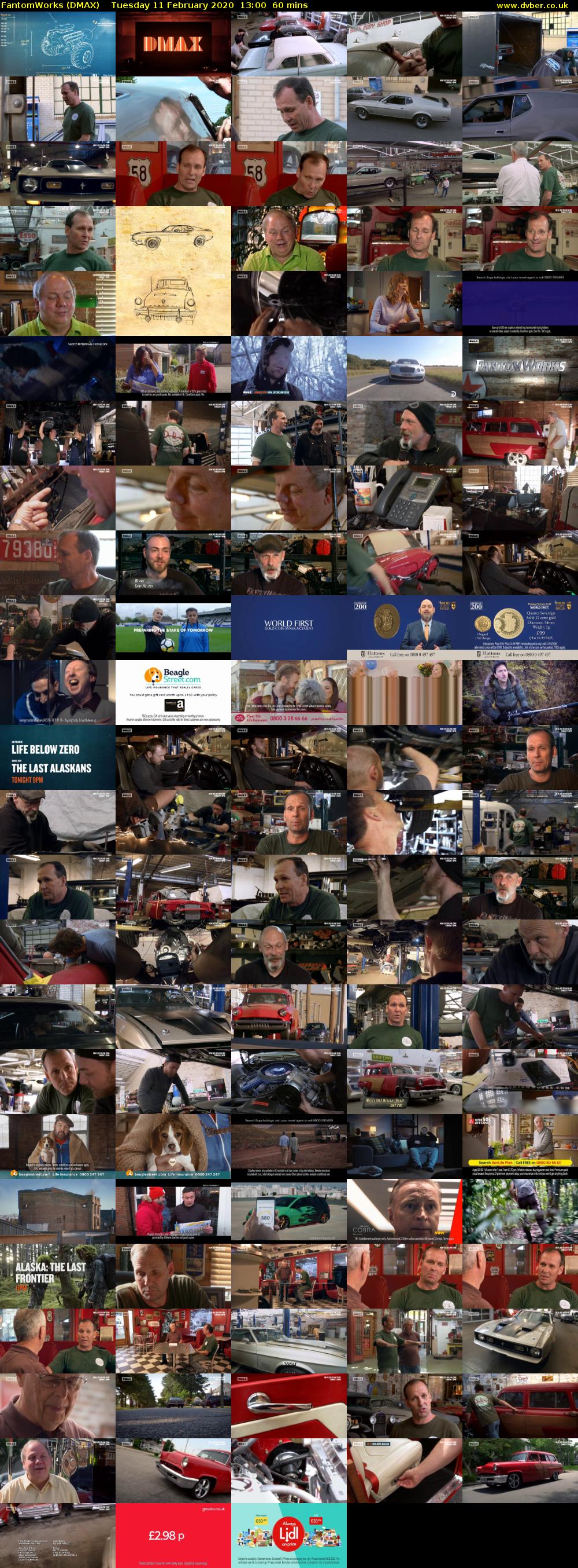 FantomWorks (DMAX) Tuesday 11 February 2020 13:00 - 14:00