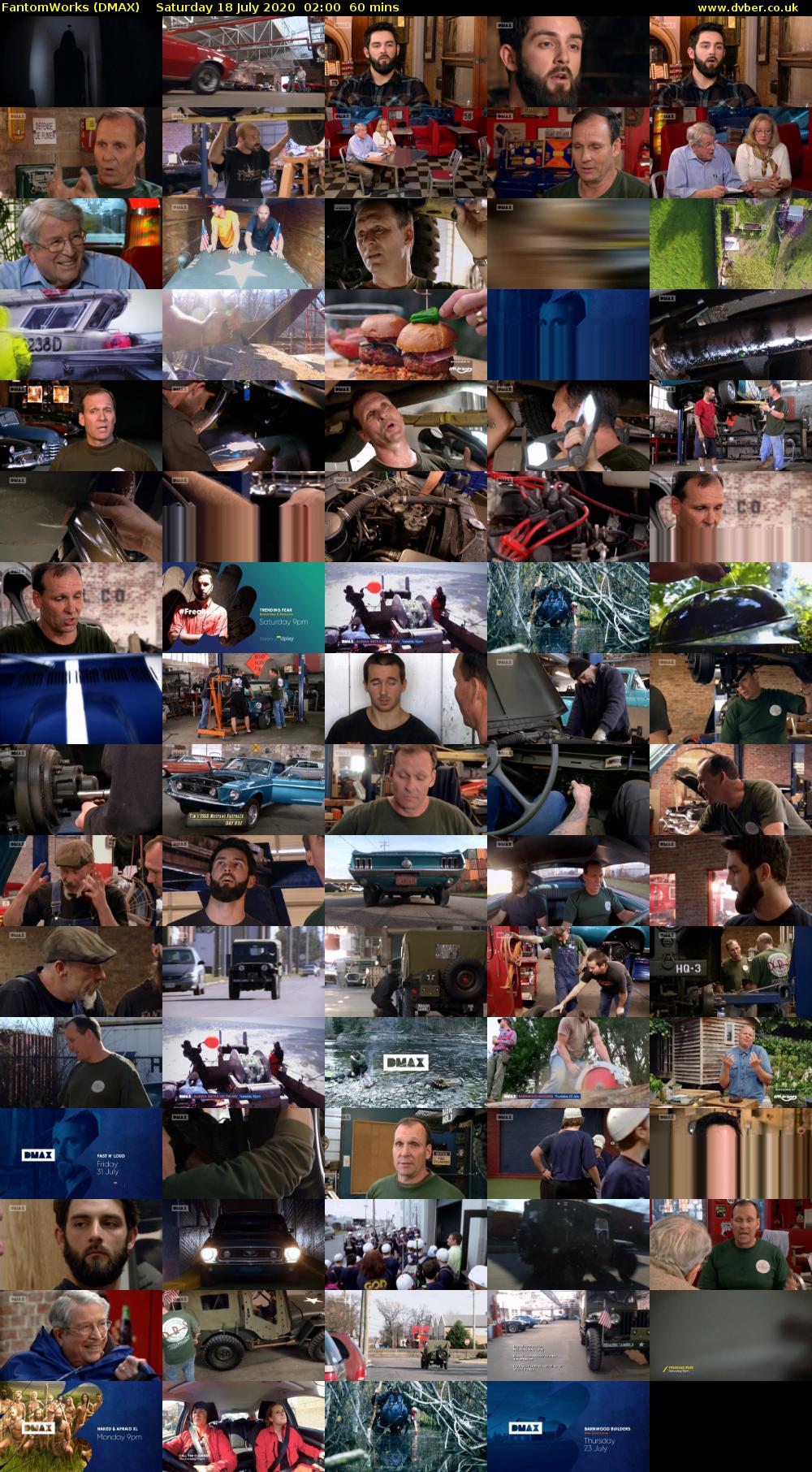 FantomWorks (DMAX) Saturday 18 July 2020 02:00 - 03:00