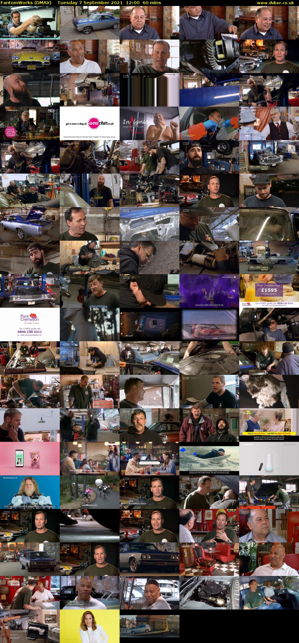 FantomWorks (DMAX) Tuesday 7 September 2021 12:00 - 13:00