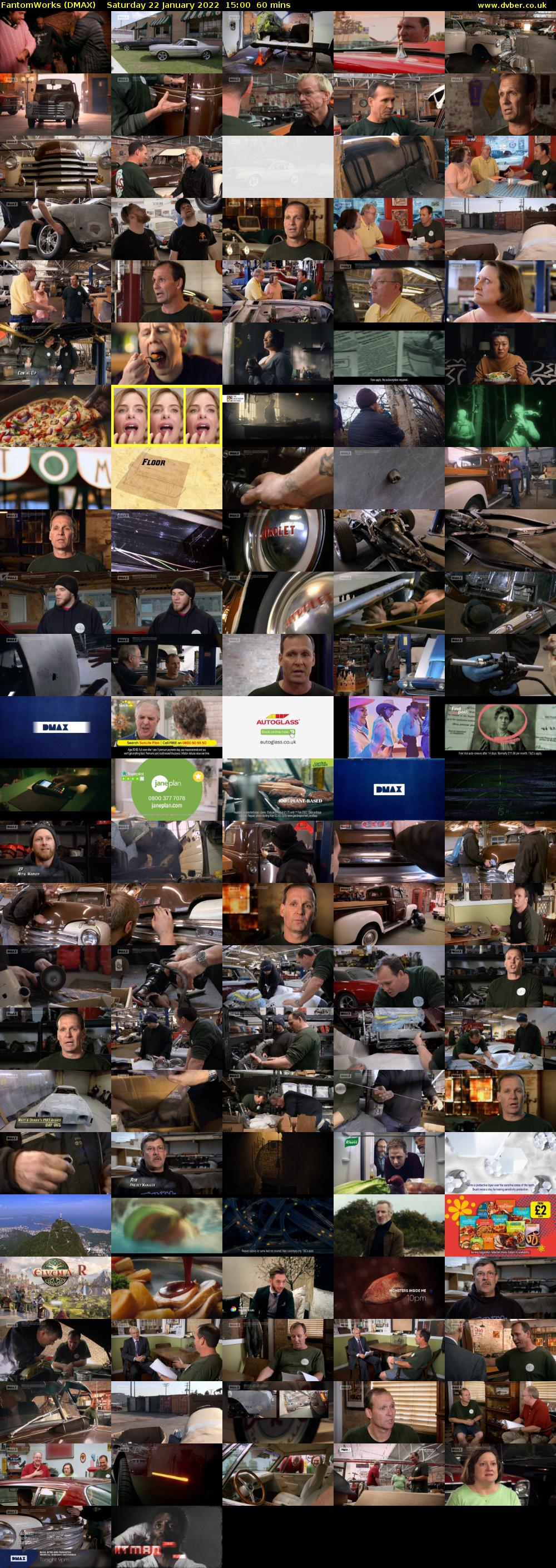 FantomWorks (DMAX) Saturday 22 January 2022 15:00 - 16:00