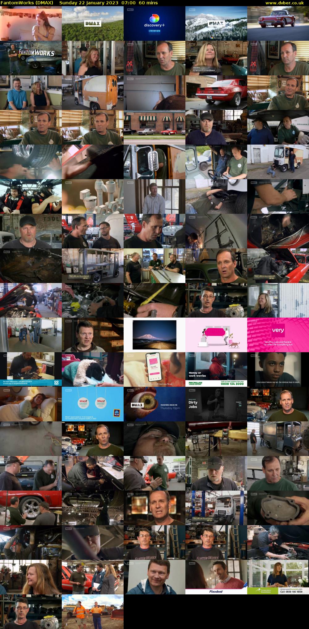 FantomWorks (DMAX) Sunday 22 January 2023 07:00 - 08:00