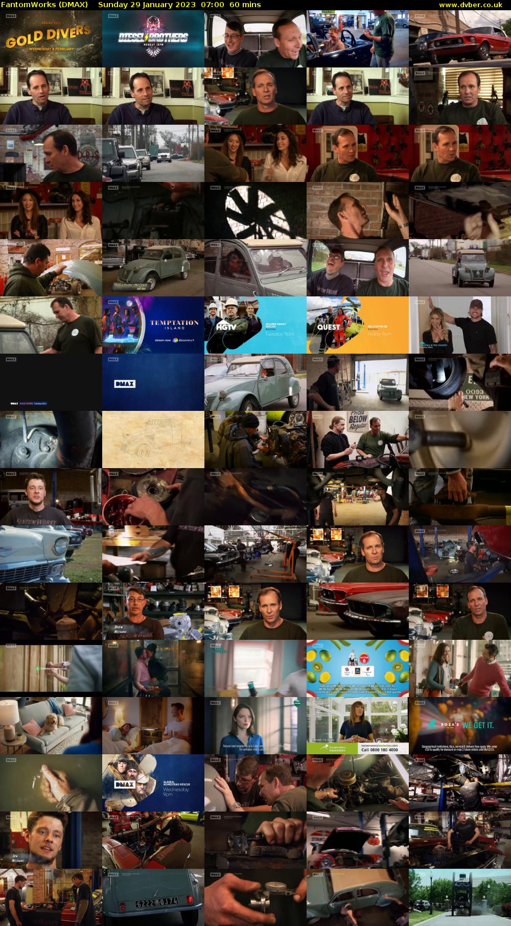 FantomWorks (DMAX) Sunday 29 January 2023 07:00 - 08:00