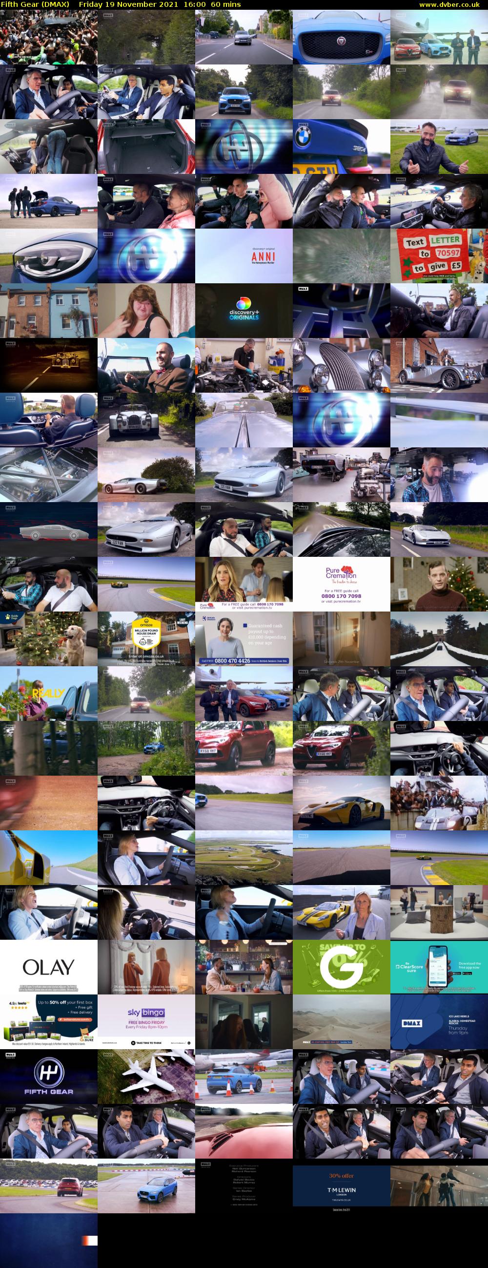 Fifth Gear (DMAX) Friday 19 November 2021 16:00 - 17:00