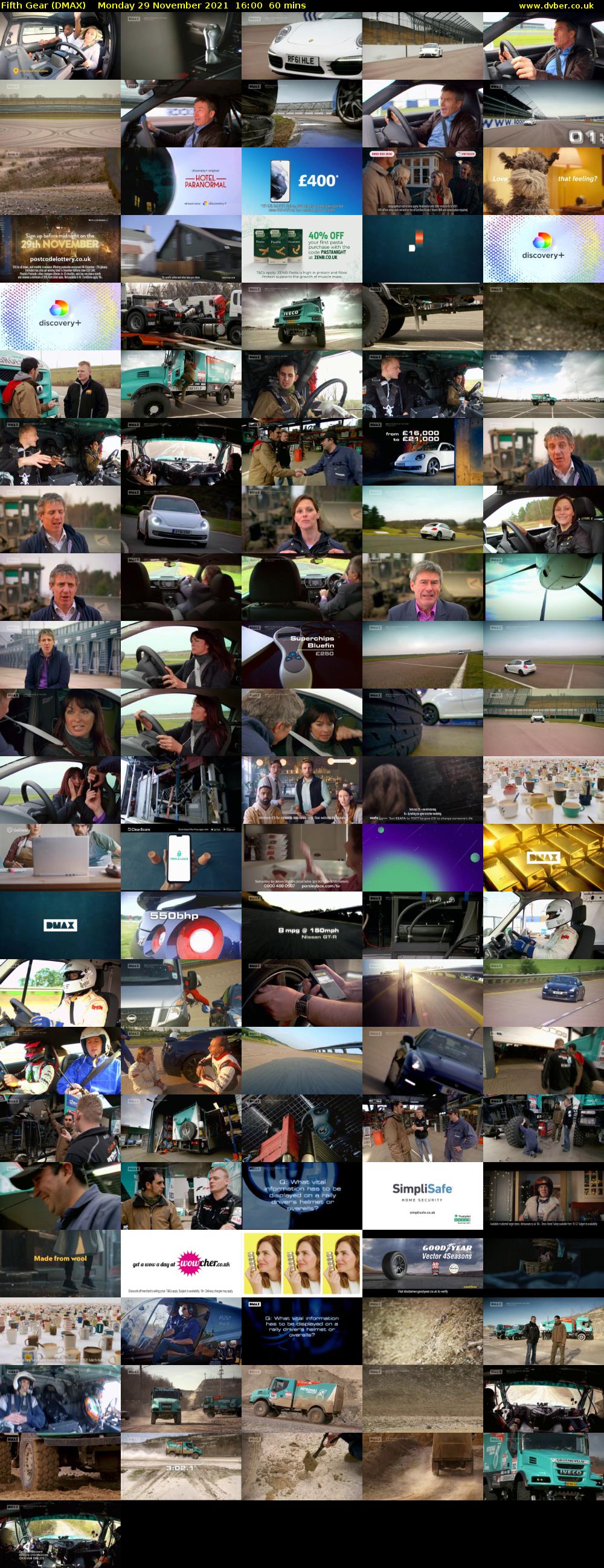 Fifth Gear (DMAX) Monday 29 November 2021 16:00 - 17:00