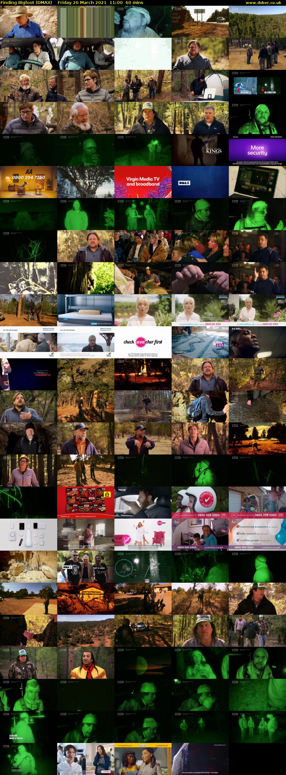 Finding Bigfoot (DMAX) Friday 26 March 2021 11:00 - 12:00