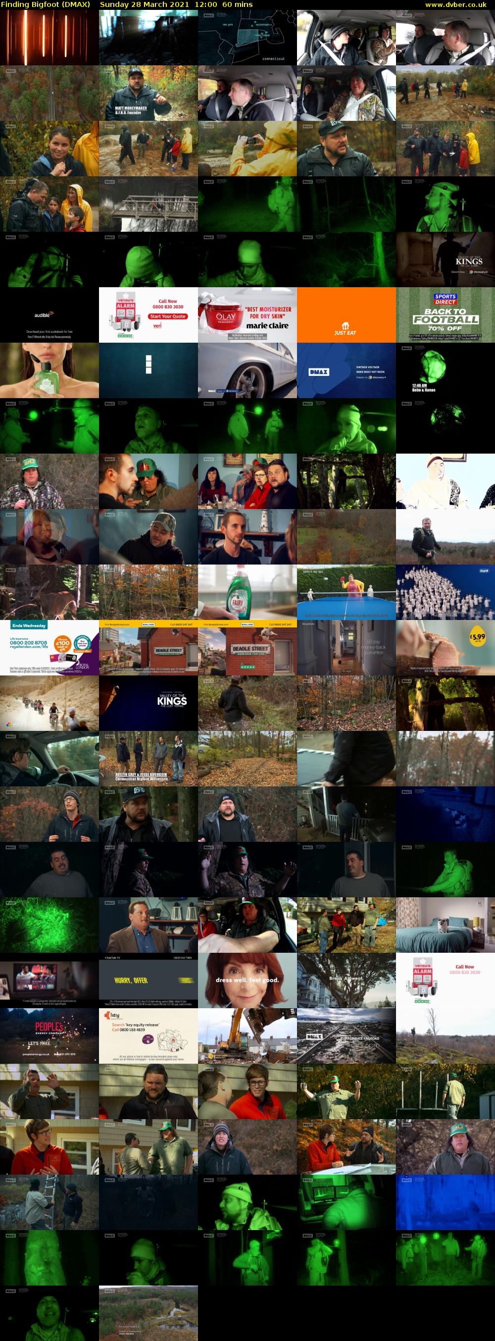 Finding Bigfoot (DMAX) Sunday 28 March 2021 12:00 - 13:00