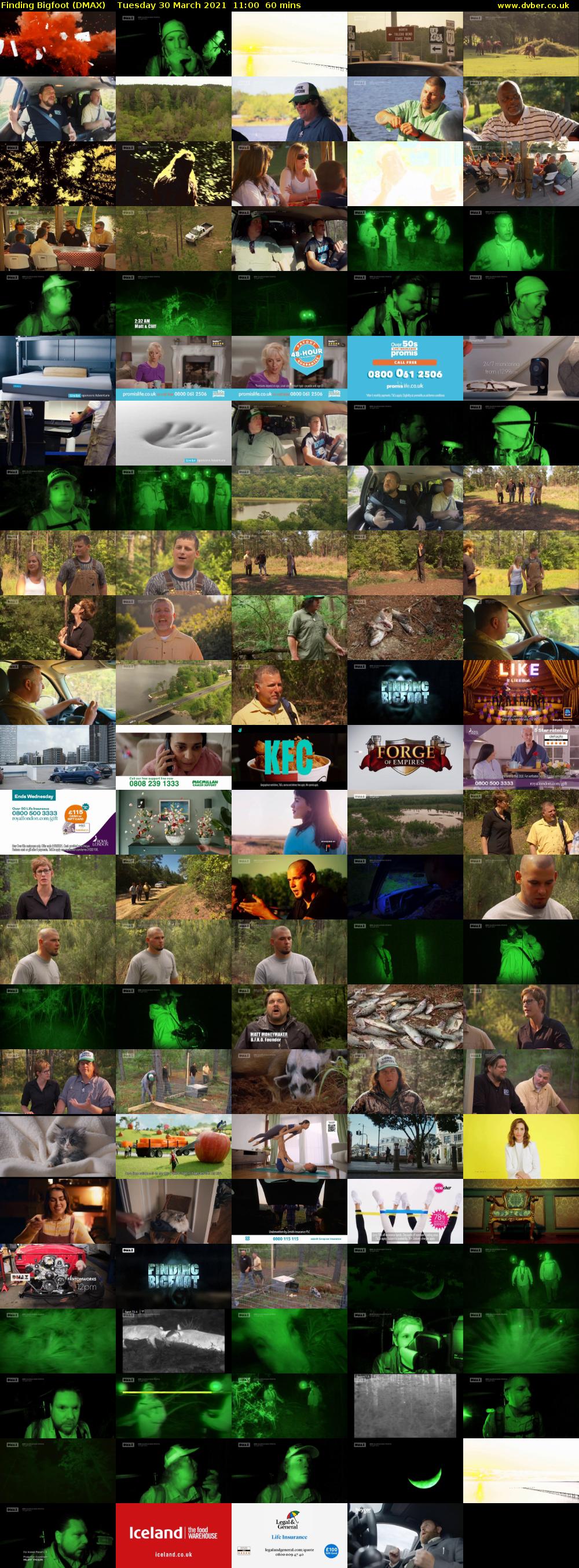 Finding Bigfoot (DMAX) Tuesday 30 March 2021 11:00 - 12:00