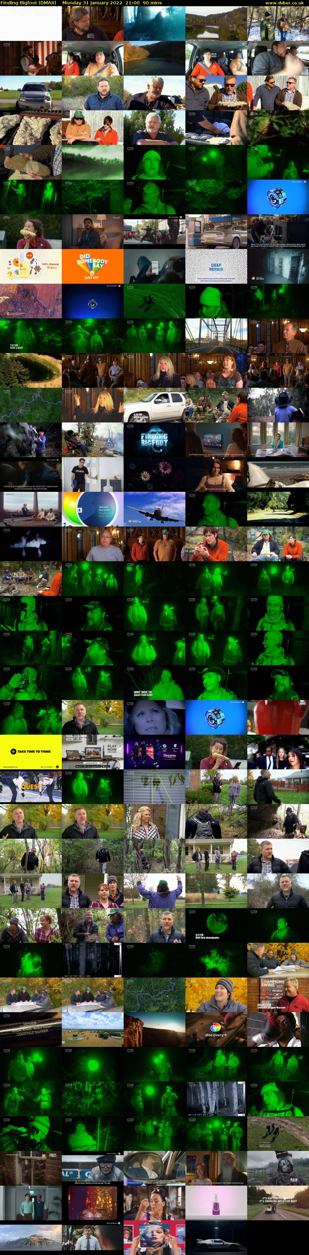 Finding Bigfoot (DMAX) Monday 31 January 2022 21:00 - 22:30