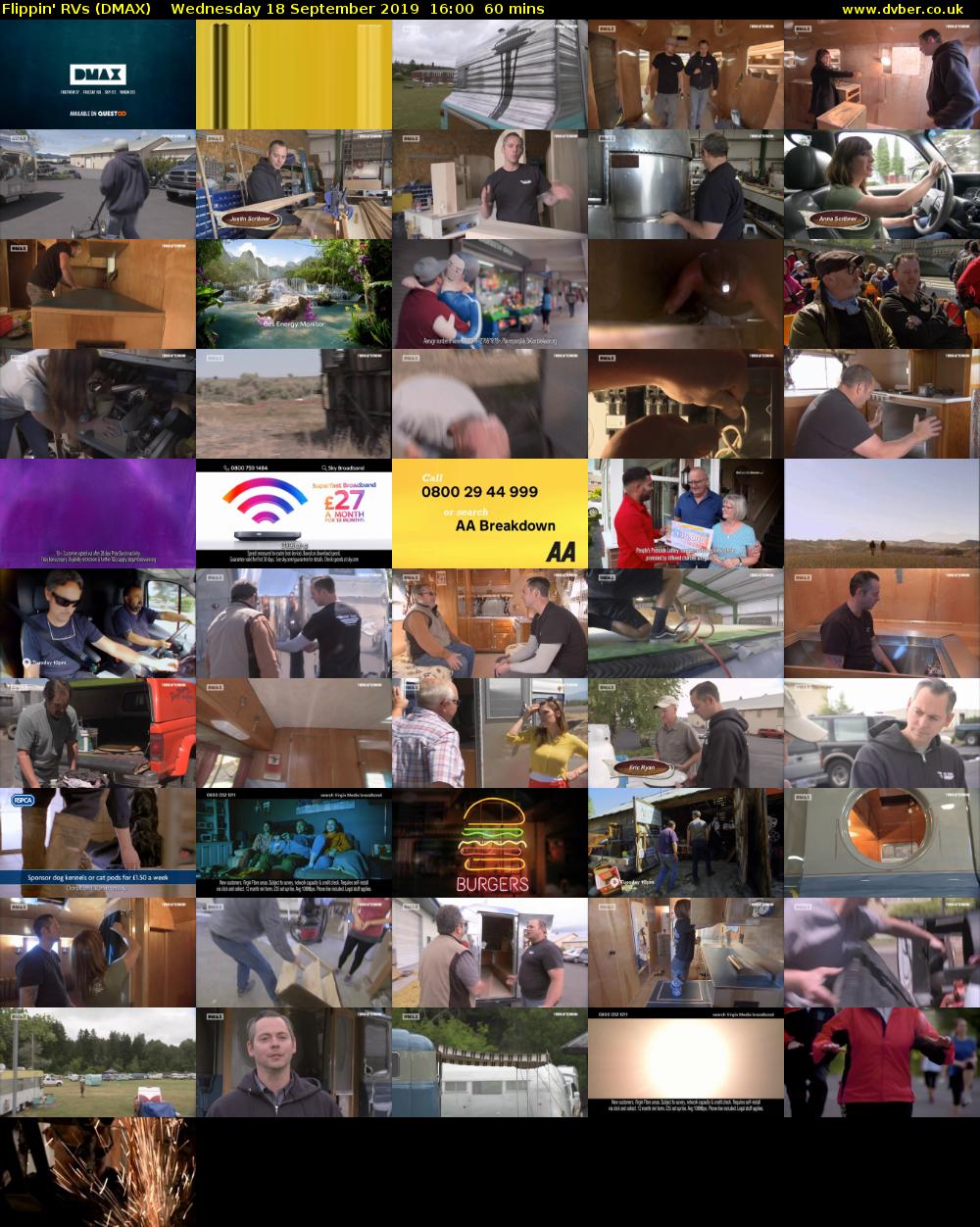 Flippin' RVs (DMAX) Wednesday 18 September 2019 16:00 - 17:00