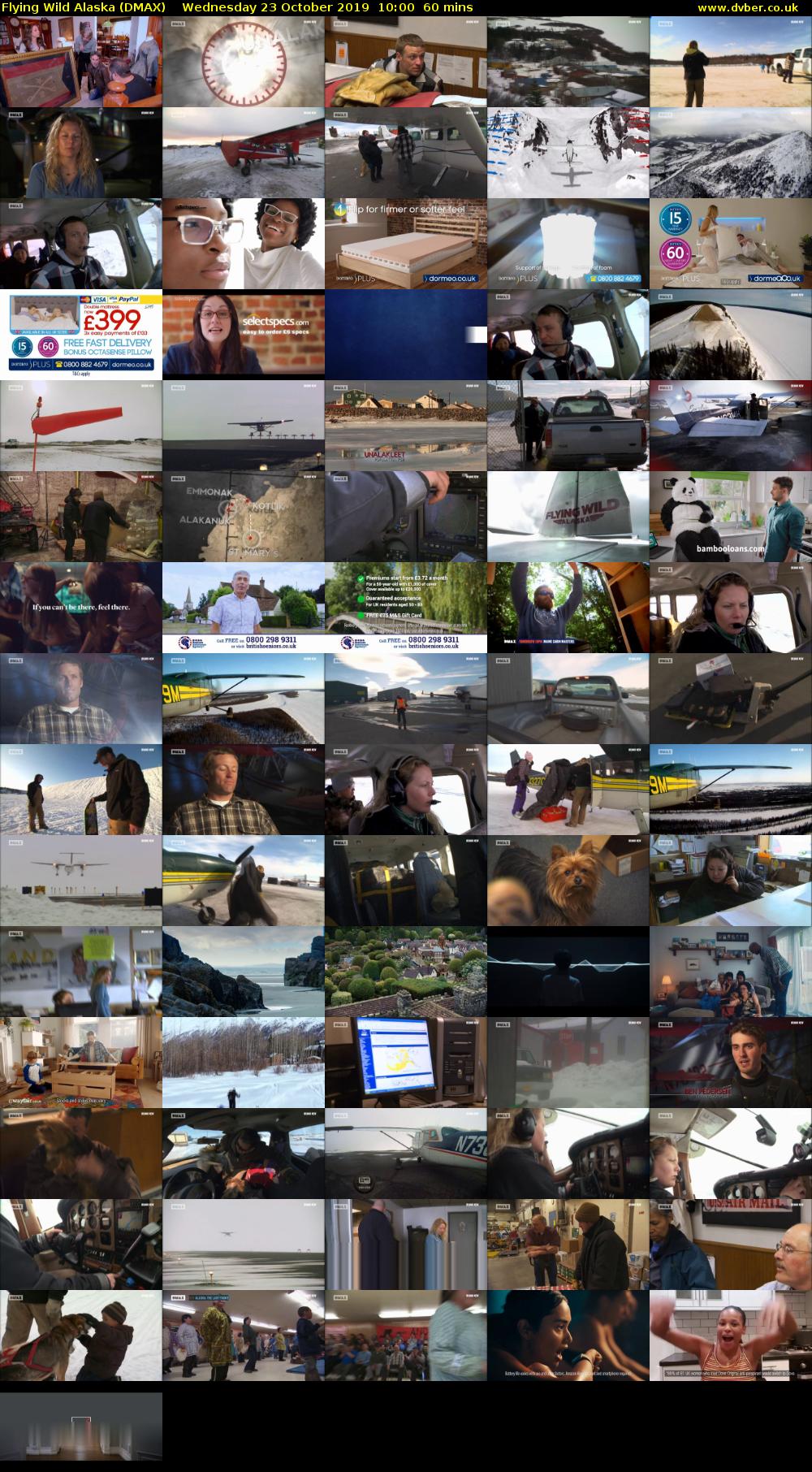 Flying Wild Alaska (DMAX) Wednesday 23 October 2019 10:00 - 11:00