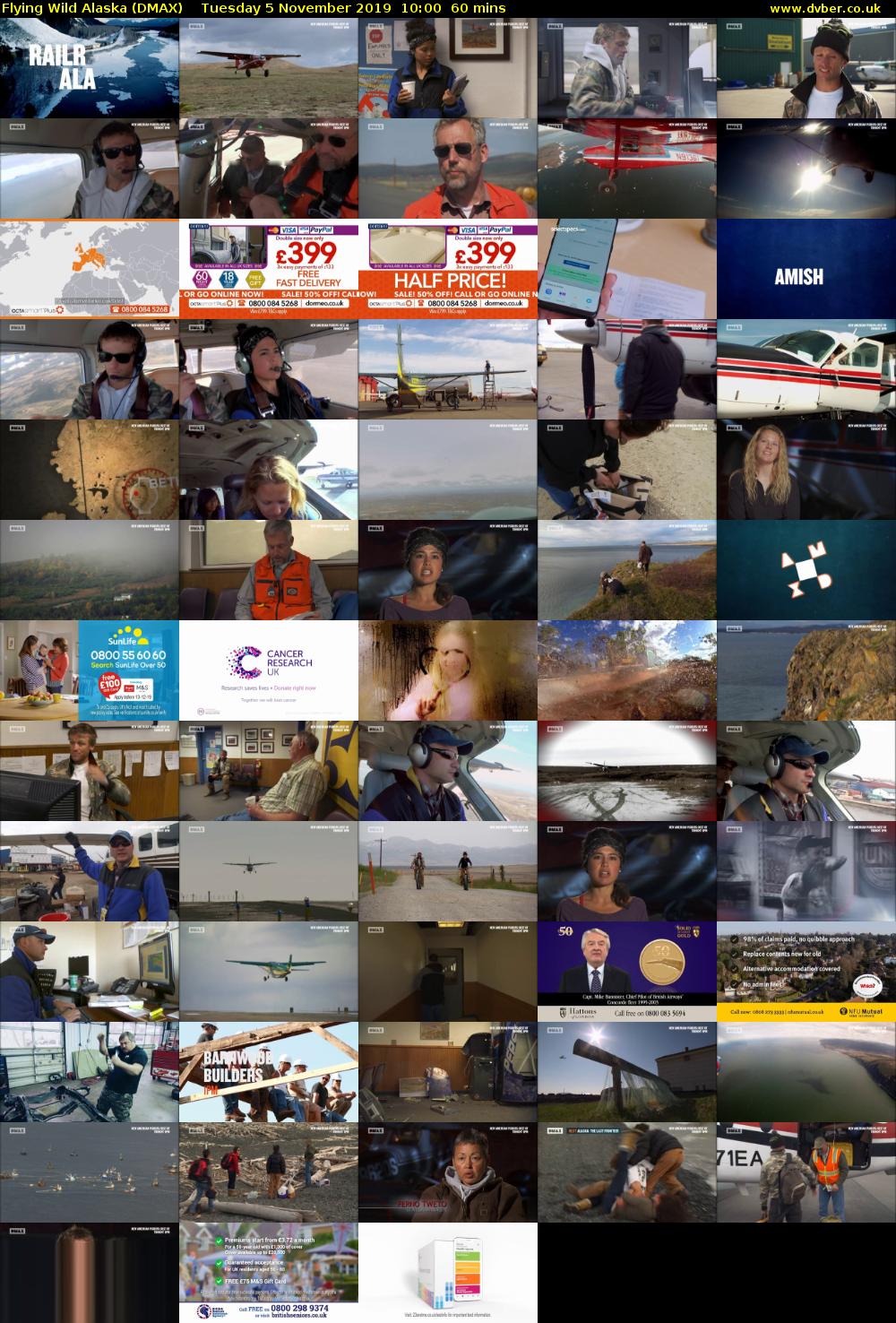 Flying Wild Alaska (DMAX) Tuesday 5 November 2019 10:00 - 11:00