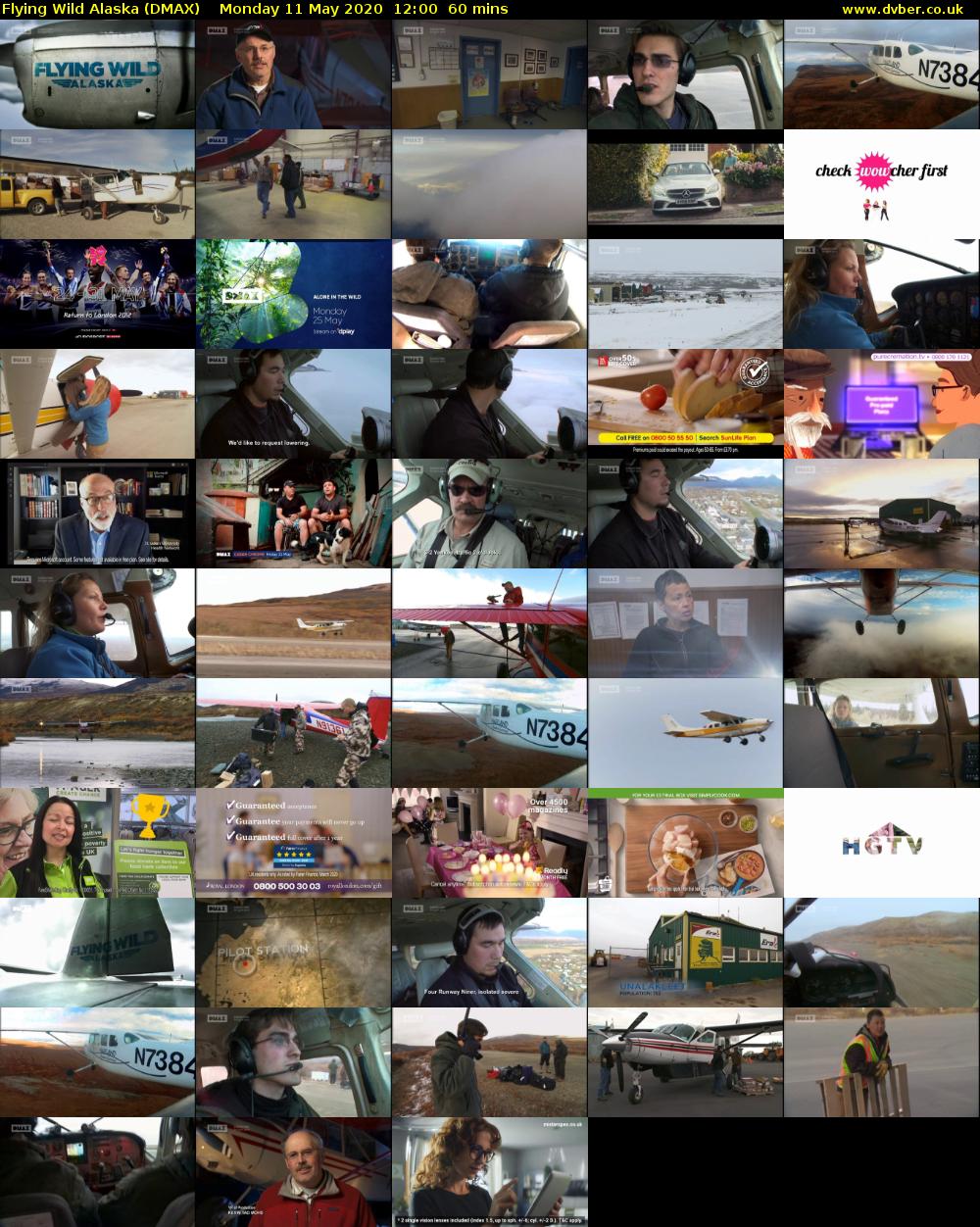 Flying Wild Alaska (DMAX) Monday 11 May 2020 12:00 - 13:00