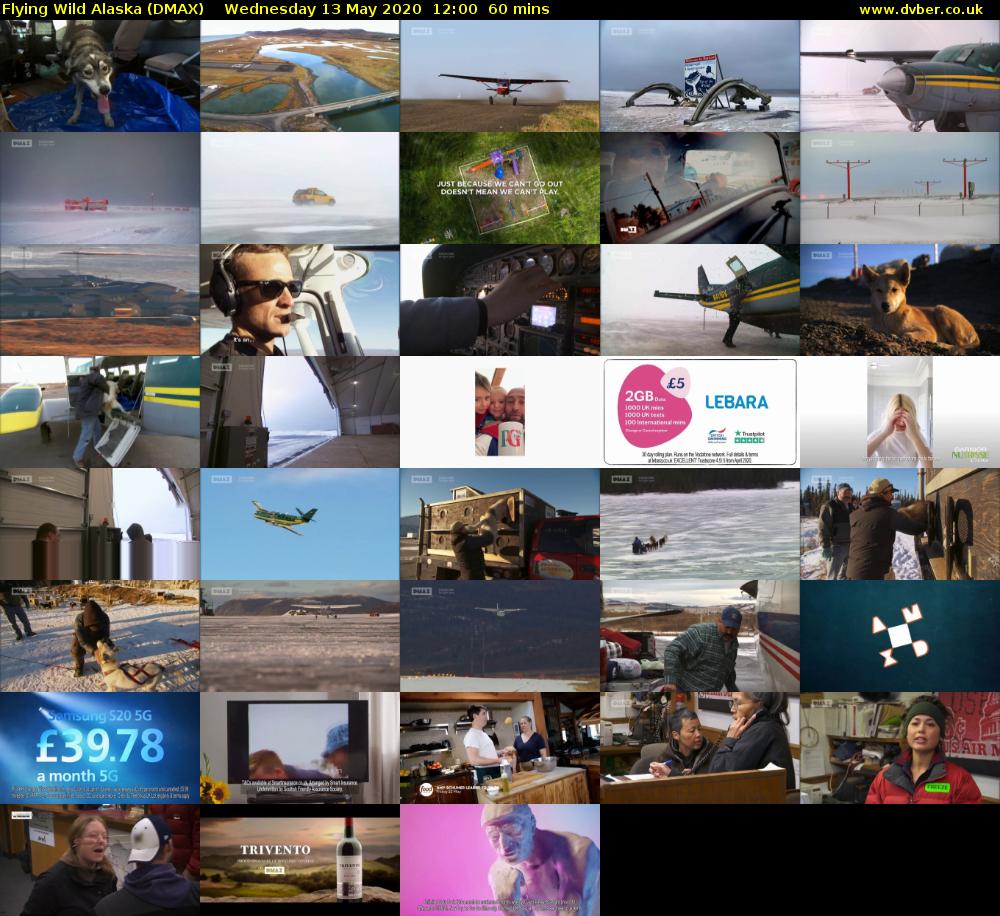 Flying Wild Alaska (DMAX) Wednesday 13 May 2020 12:00 - 13:00
