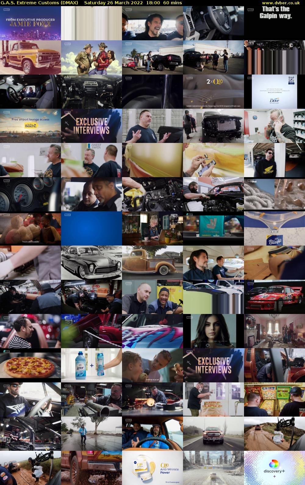 G.A.S. Extreme Customs (DMAX) Saturday 26 March 2022 18:00 - 19:00