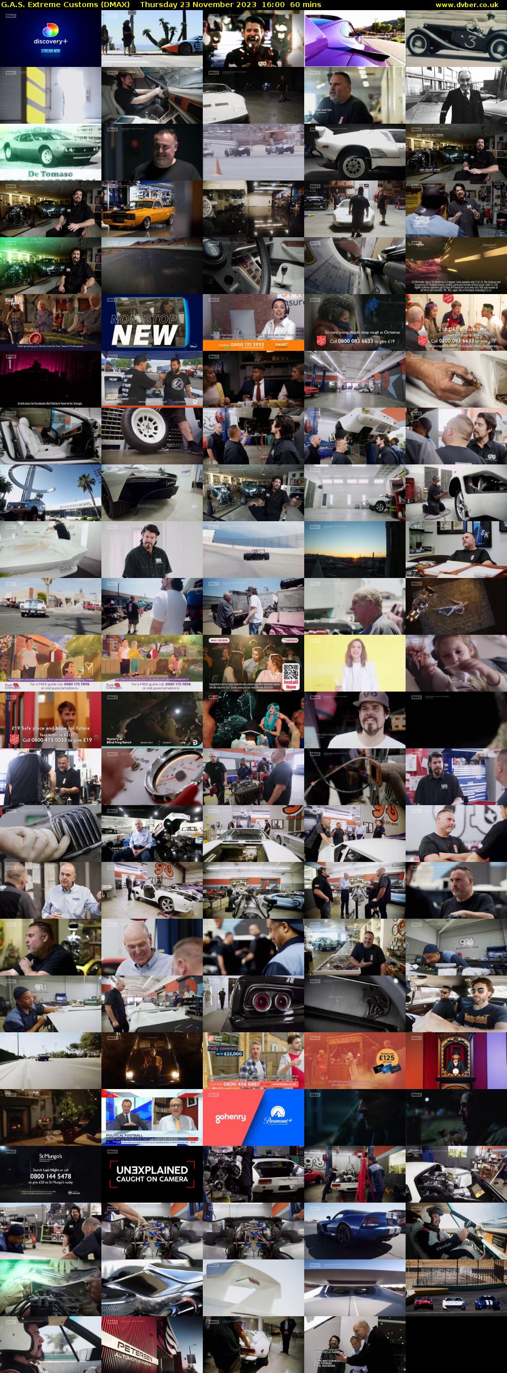 G.A.S. Extreme Customs (DMAX) Thursday 23 November 2023 16:00 - 17:00