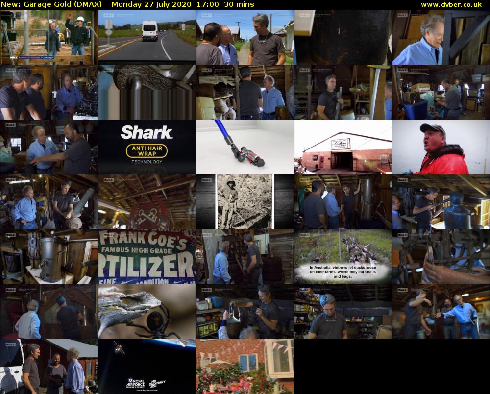 Garage Gold (DMAX) Monday 27 July 2020 17:00 - 17:30