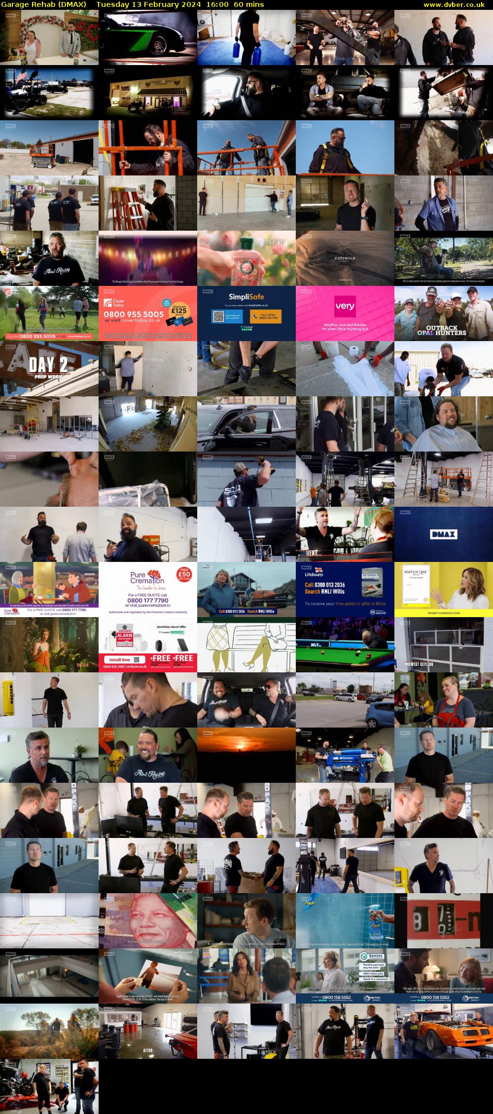 Garage Rehab (DMAX) Tuesday 13 February 2024 16:00 - 17:00