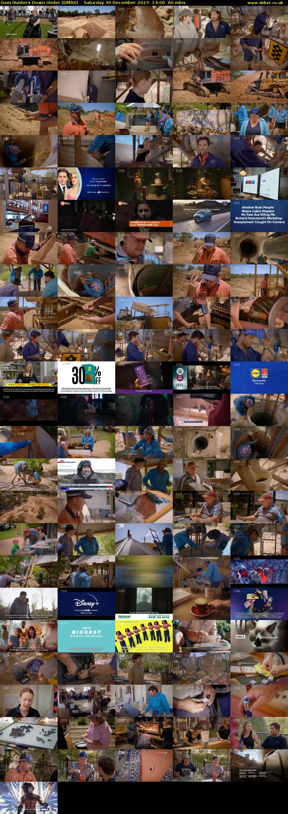 Gem Hunters Down Under (DMAX) Saturday 30 December 2023 13:00 - 14:00