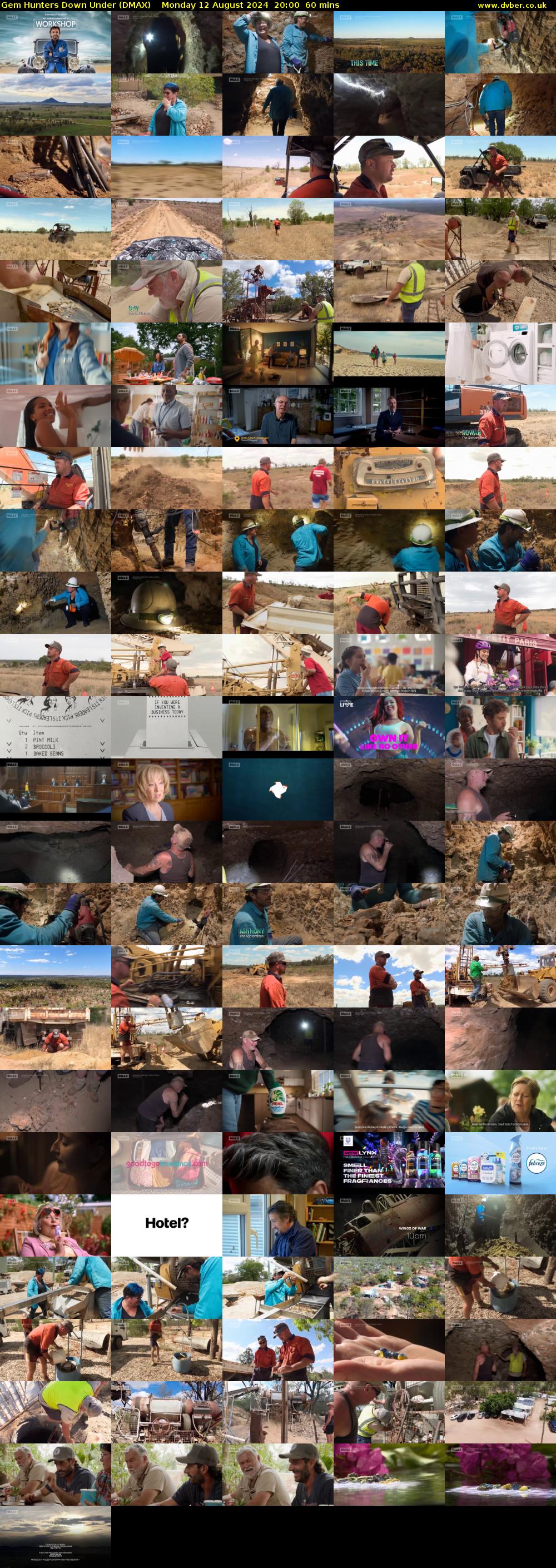 Gem Hunters Down Under (DMAX) Monday 12 August 2024 20:00 - 21:00