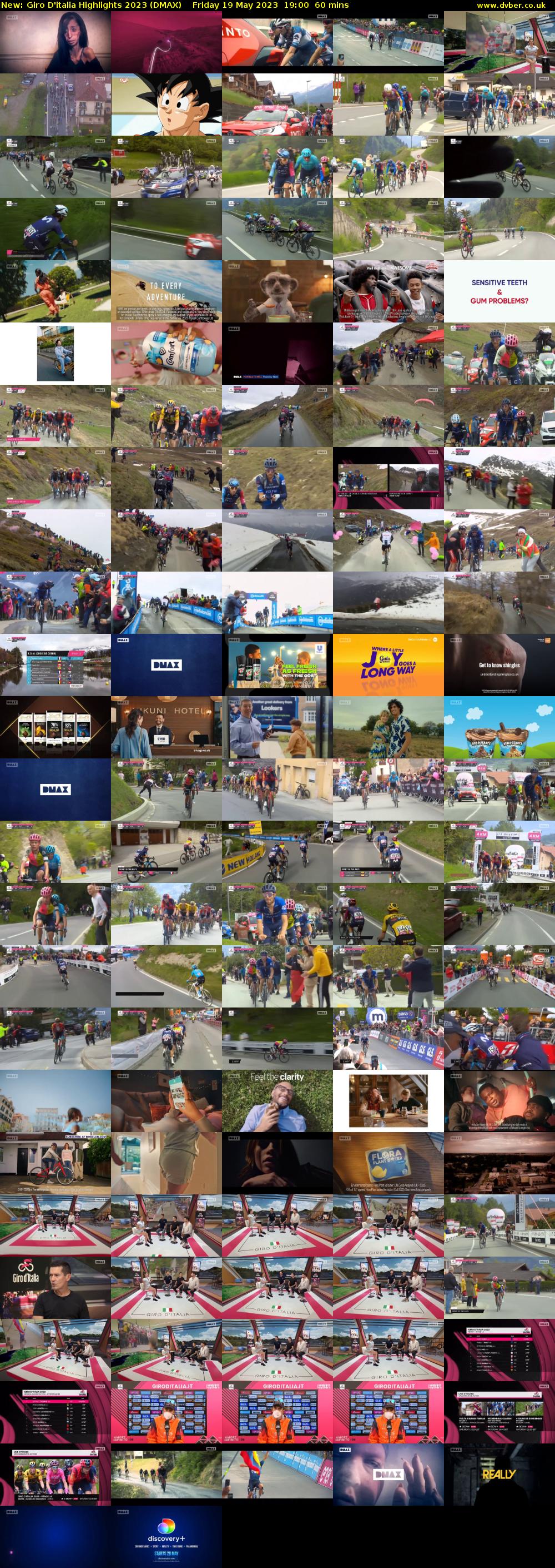 Giro D'italia Highlights 2023 (DMAX) Friday 19 May 2023 19:00 - 20:00
