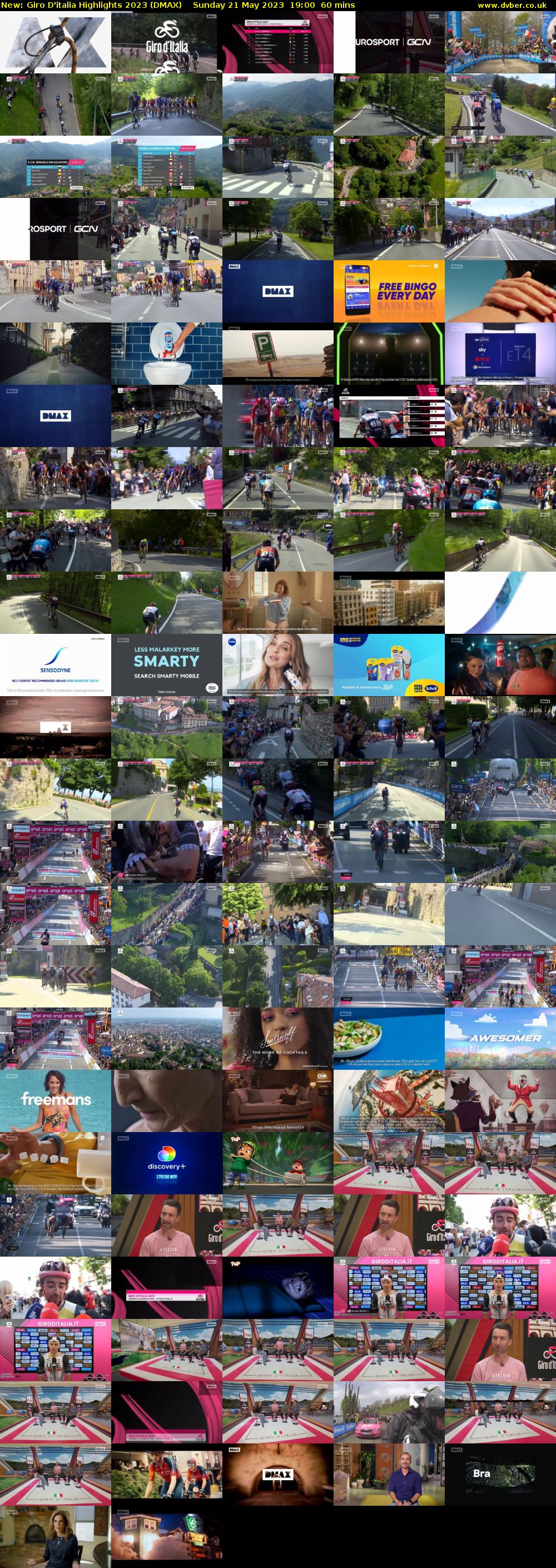 Giro D'italia Highlights 2023 (DMAX) Sunday 21 May 2023 19:00 - 20:00