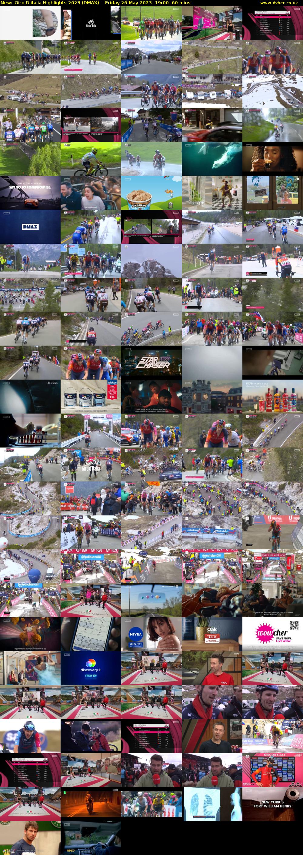 Giro D'italia Highlights 2023 (DMAX) Friday 26 May 2023 19:00 - 20:00