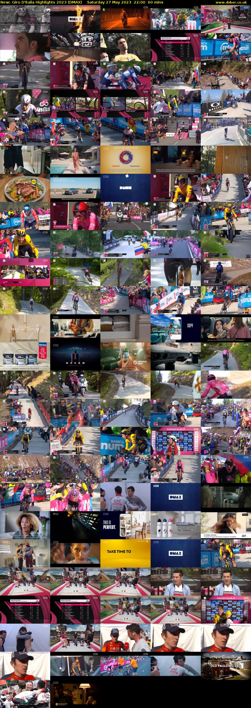 Giro D'italia Highlights 2023 (DMAX) Saturday 27 May 2023 22:00 - 23:00