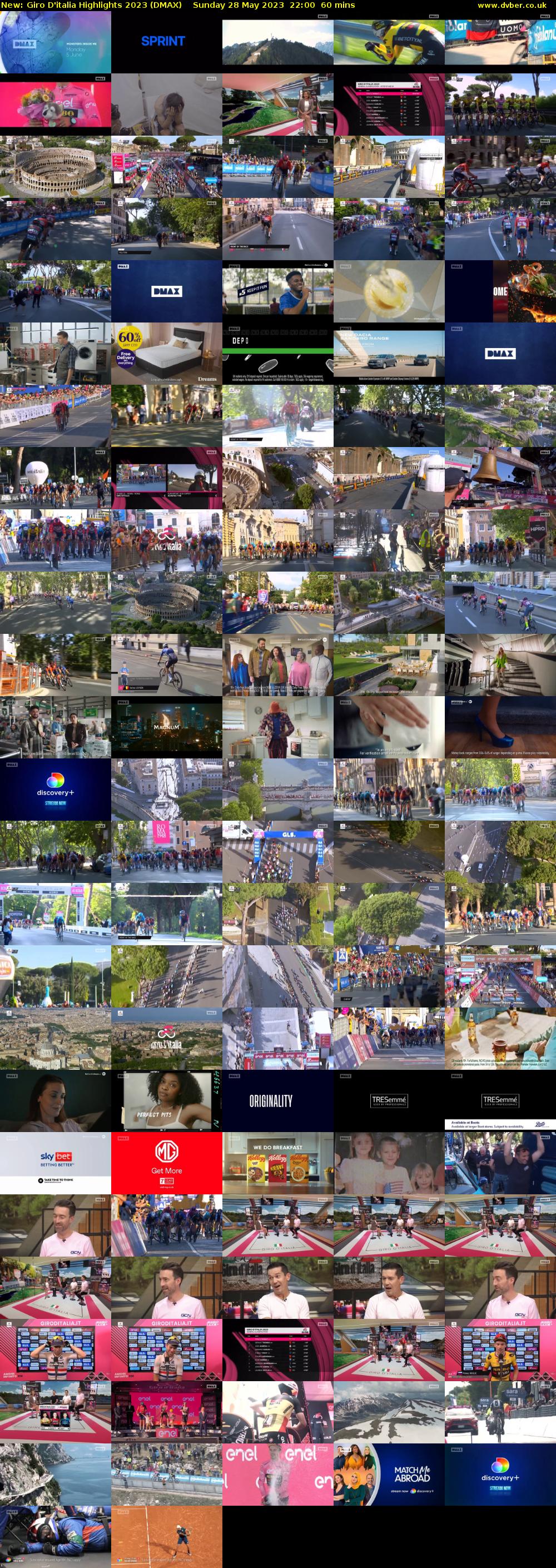 Giro D'italia Highlights 2023 (DMAX) Sunday 28 May 2023 22:00 - 23:00