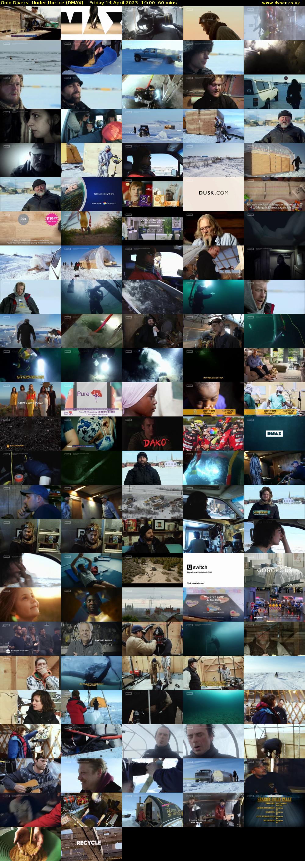Gold Divers: Under the Ice (DMAX) Friday 14 April 2023 14:00 - 15:00