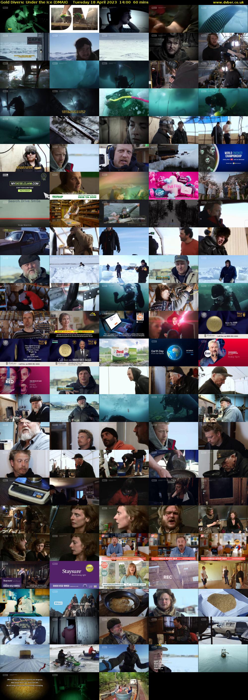 Gold Divers: Under the Ice (DMAX) Tuesday 18 April 2023 14:00 - 15:00