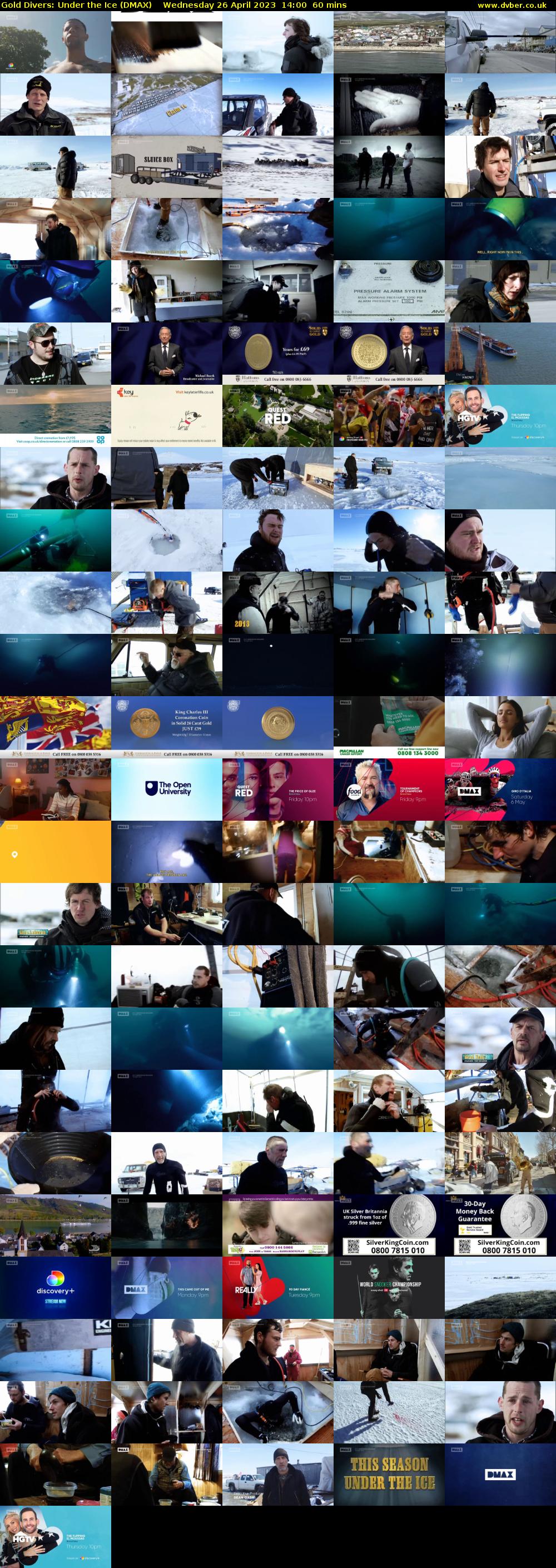 Gold Divers: Under the Ice (DMAX) Wednesday 26 April 2023 14:00 - 15:00