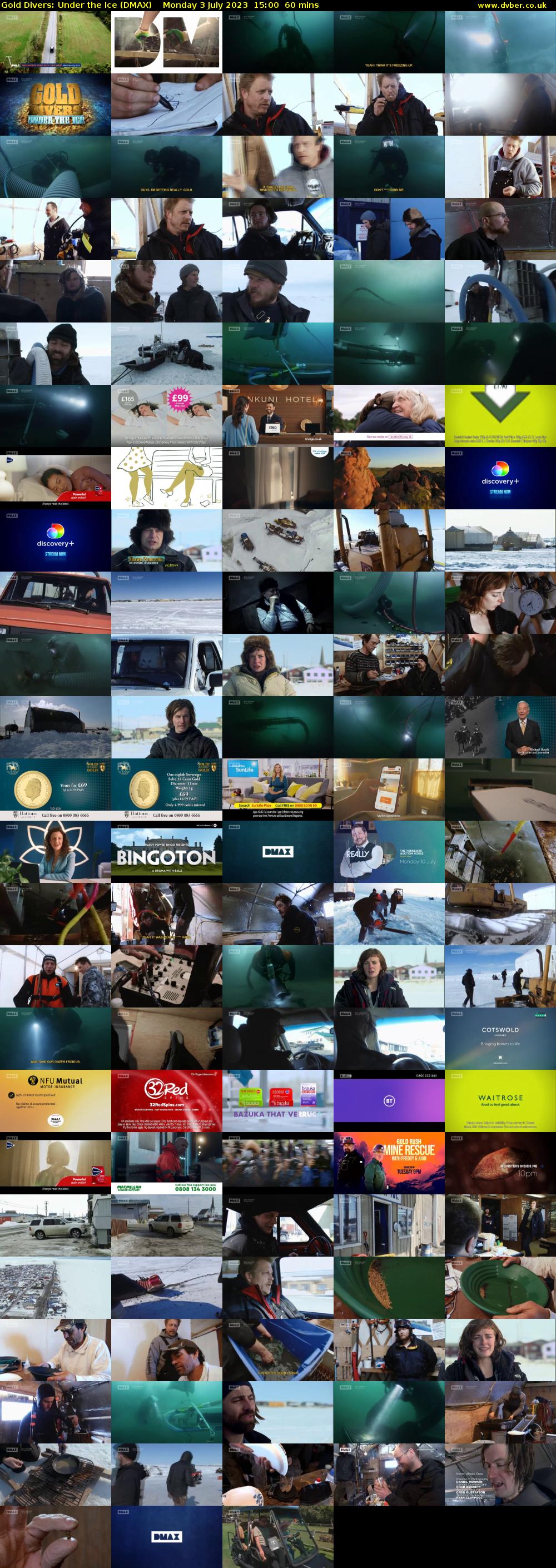 Gold Divers: Under the Ice (DMAX) Monday 3 July 2023 15:00 - 16:00