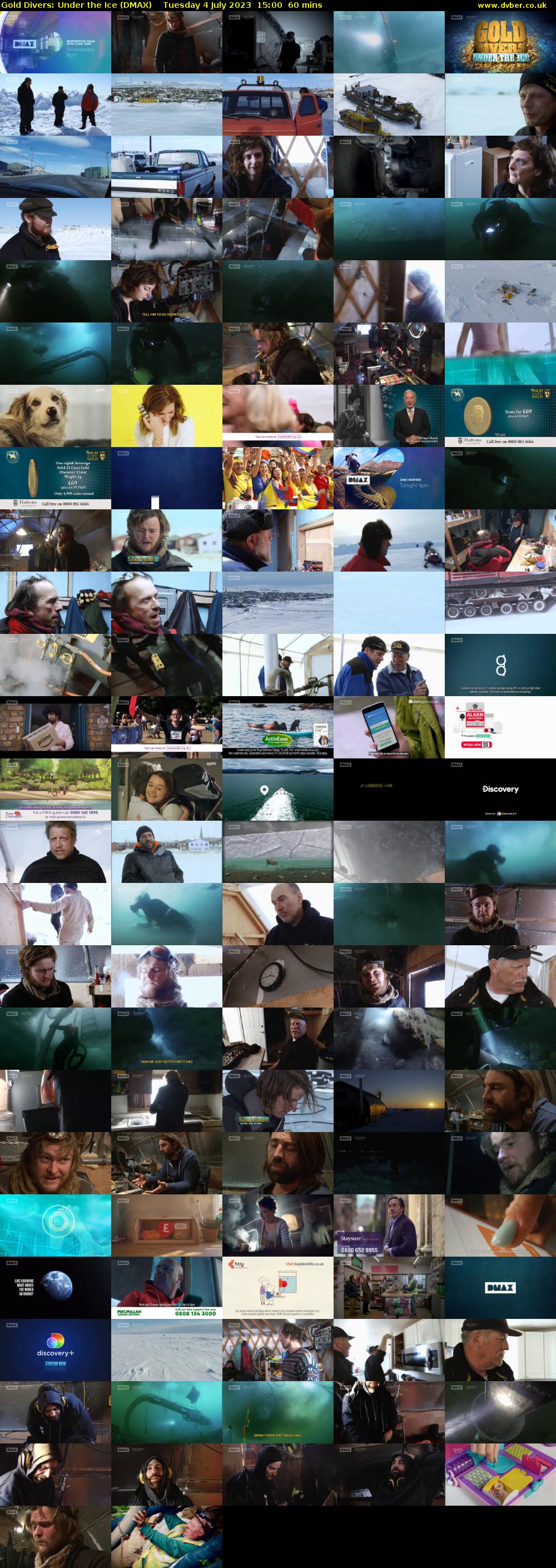 Gold Divers: Under the Ice (DMAX) Tuesday 4 July 2023 15:00 - 16:00