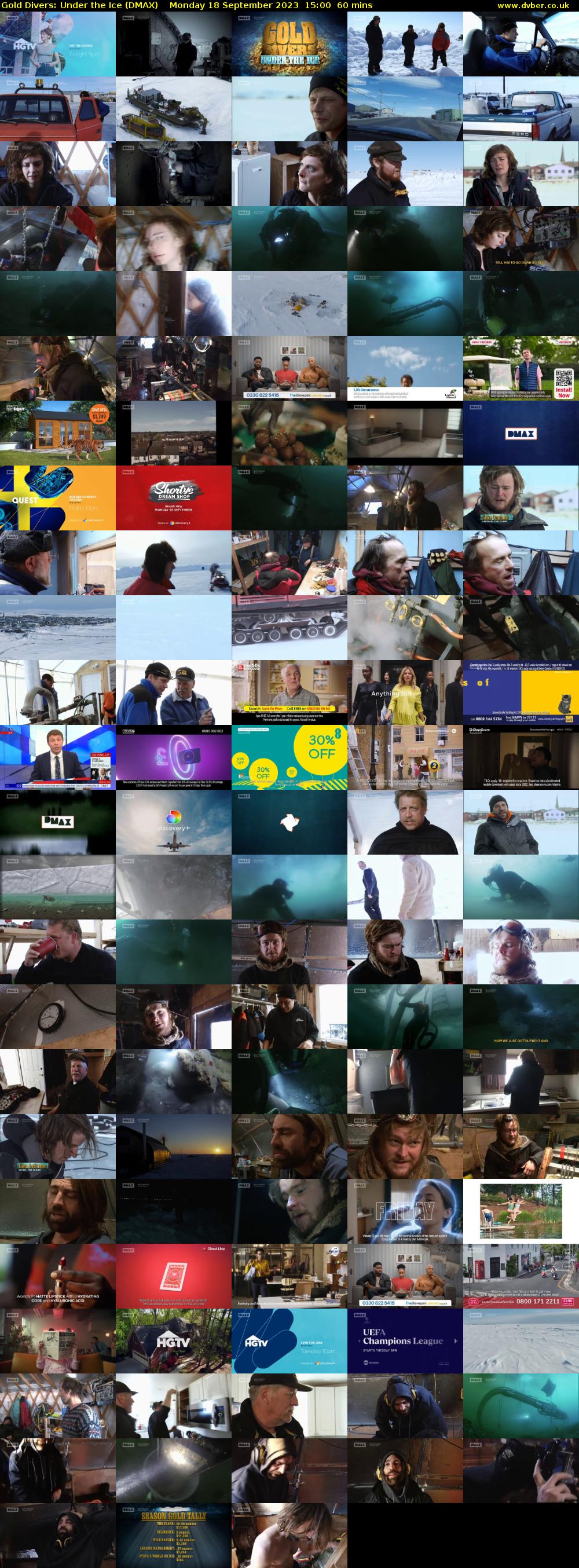 Gold Divers: Under the Ice (DMAX) Monday 18 September 2023 15:00 - 16:00