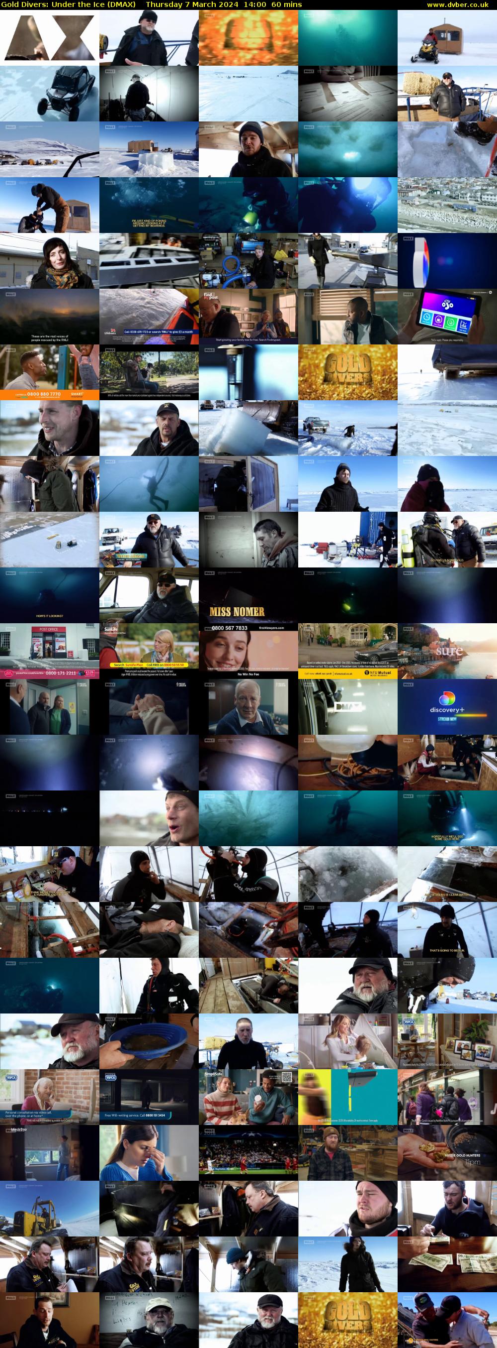 Gold Divers: Under the Ice (DMAX) Thursday 7 March 2024 14:00 - 15:00