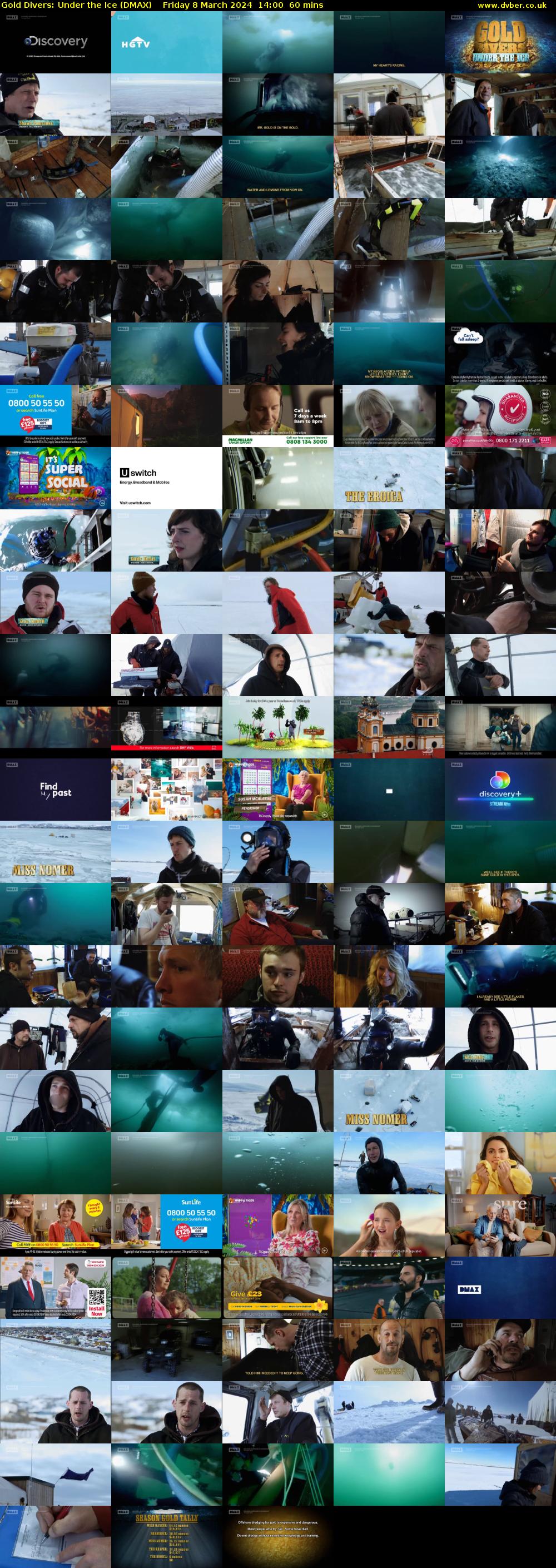 Gold Divers: Under the Ice (DMAX) Friday 8 March 2024 14:00 - 15:00