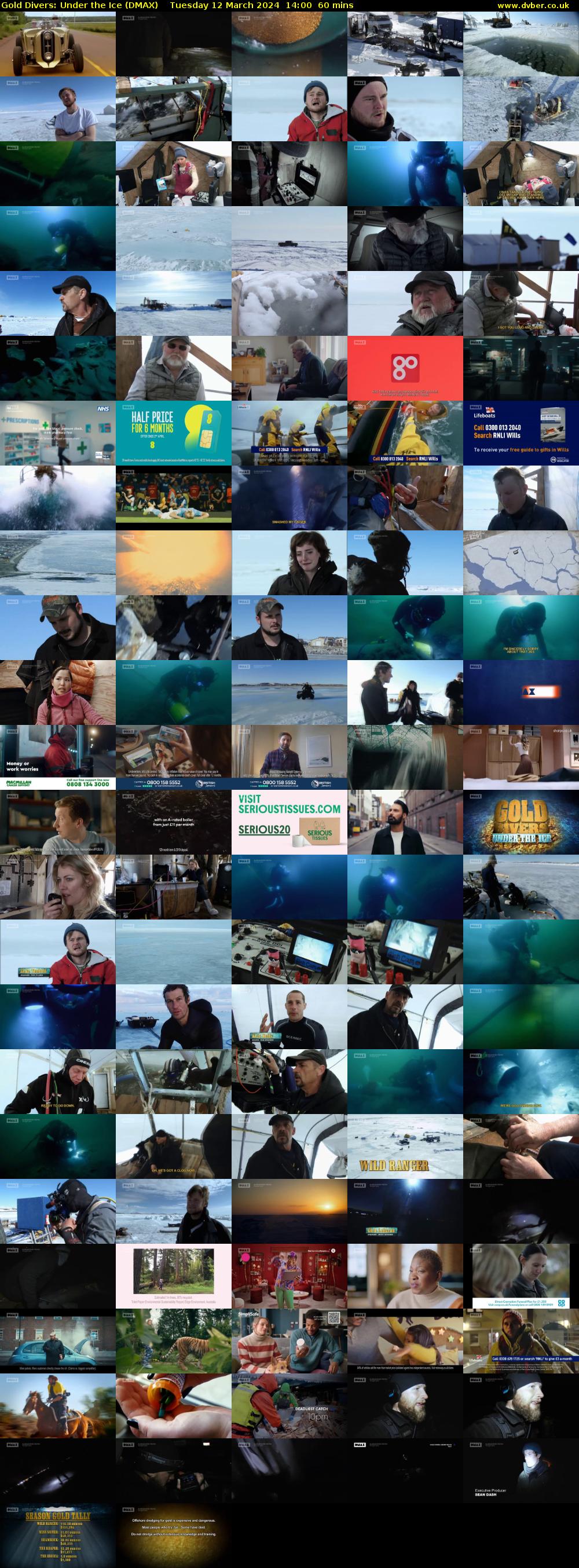 Gold Divers: Under the Ice (DMAX) Tuesday 12 March 2024 14:00 - 15:00