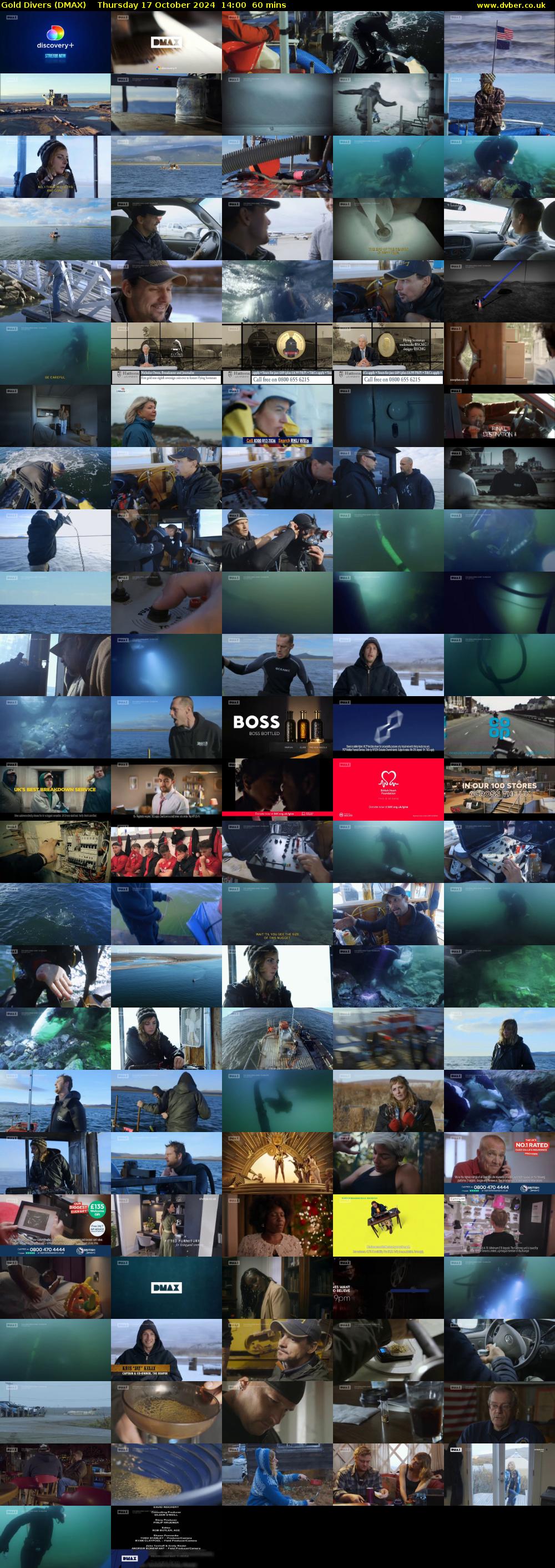 Gold Divers (DMAX) Thursday 17 October 2024 14:00 - 15:00