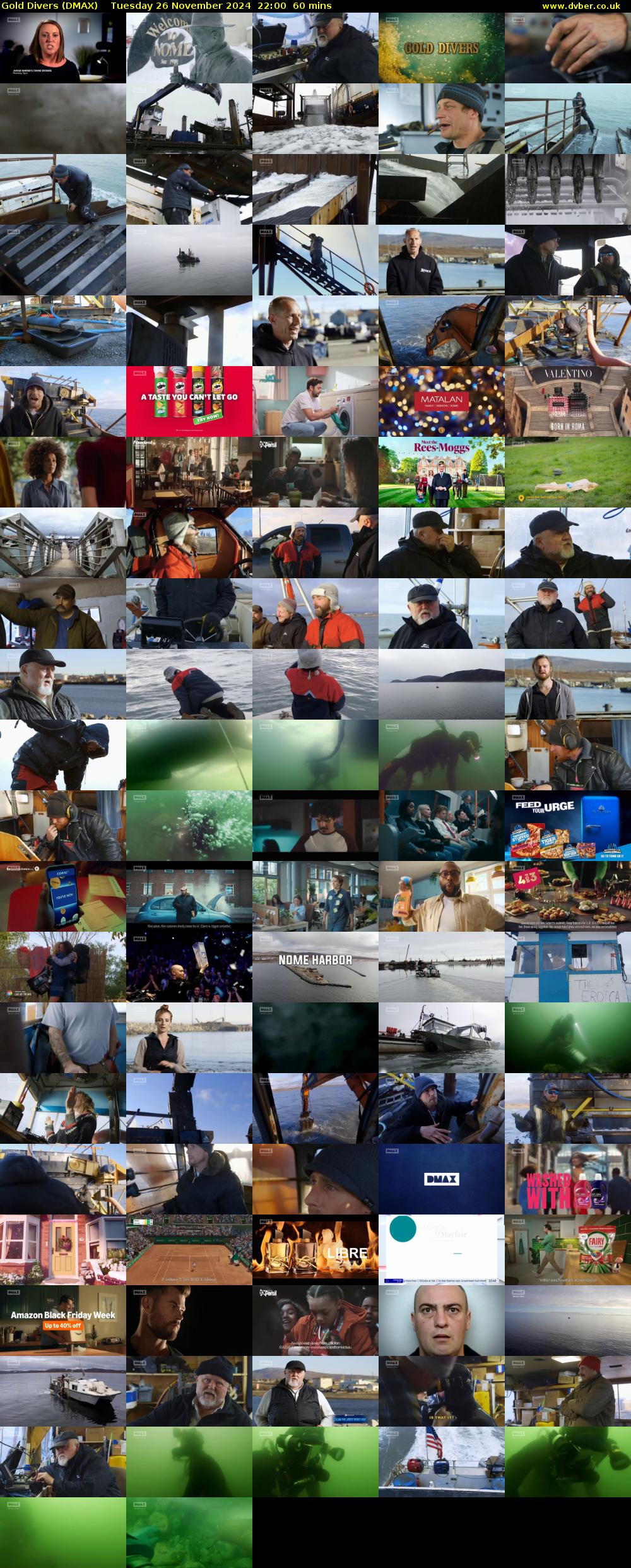 Gold Divers (DMAX) Tuesday 26 November 2024 22:00 - 23:00