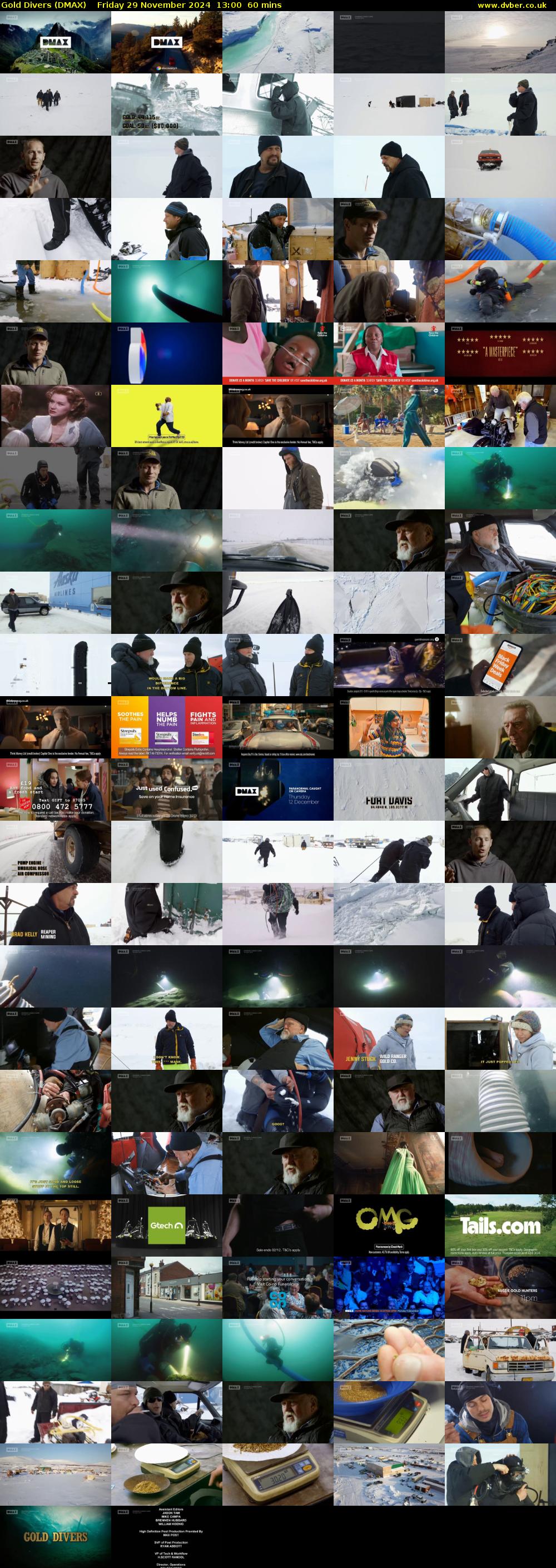 Gold Divers (DMAX) Friday 29 November 2024 13:00 - 14:00