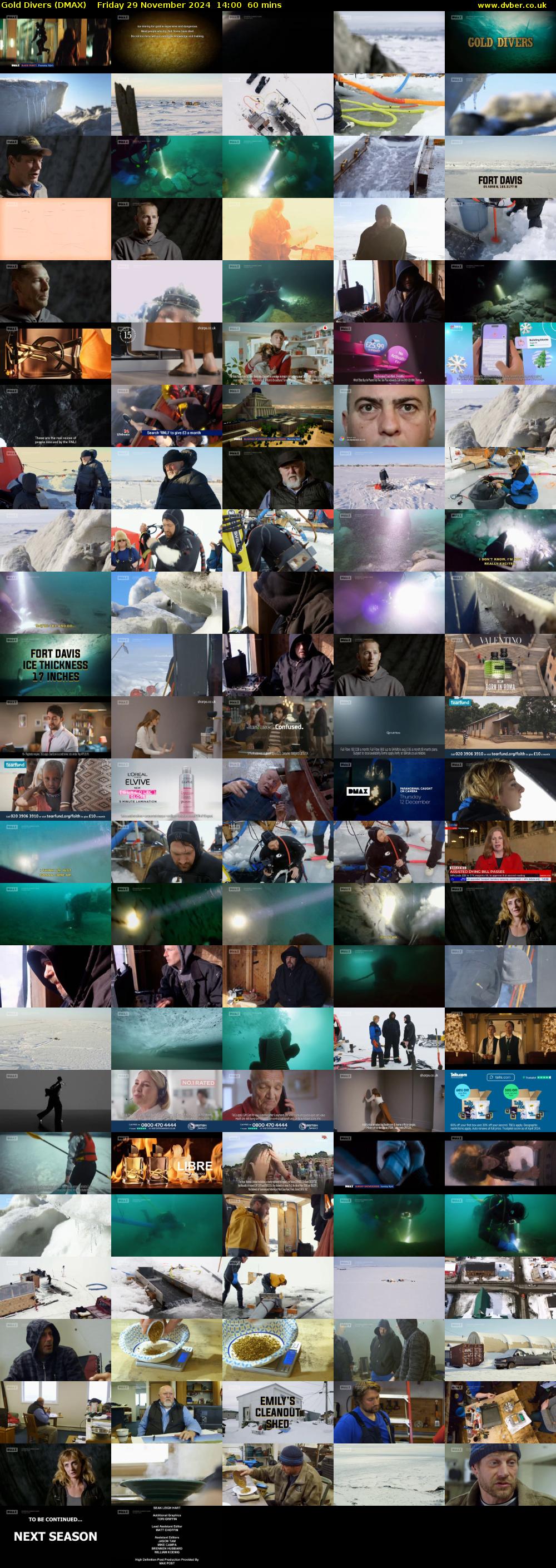 Gold Divers (DMAX) Friday 29 November 2024 14:00 - 15:00