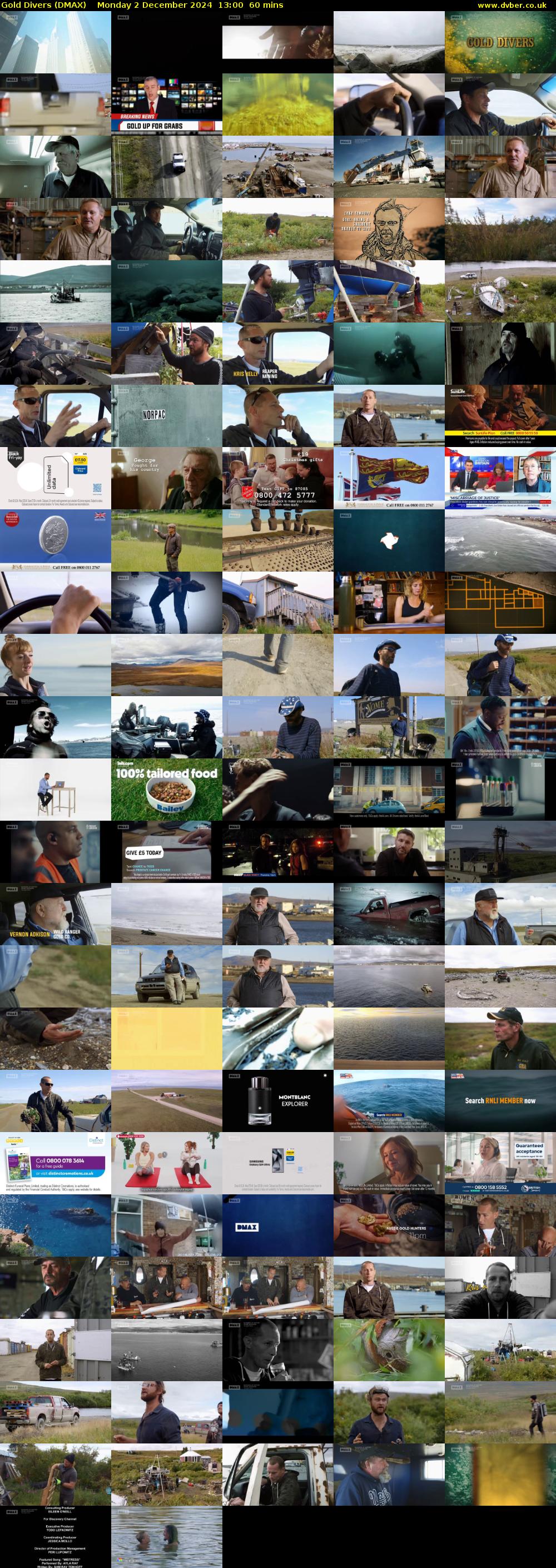 Gold Divers (DMAX) Monday 2 December 2024 13:00 - 14:00
