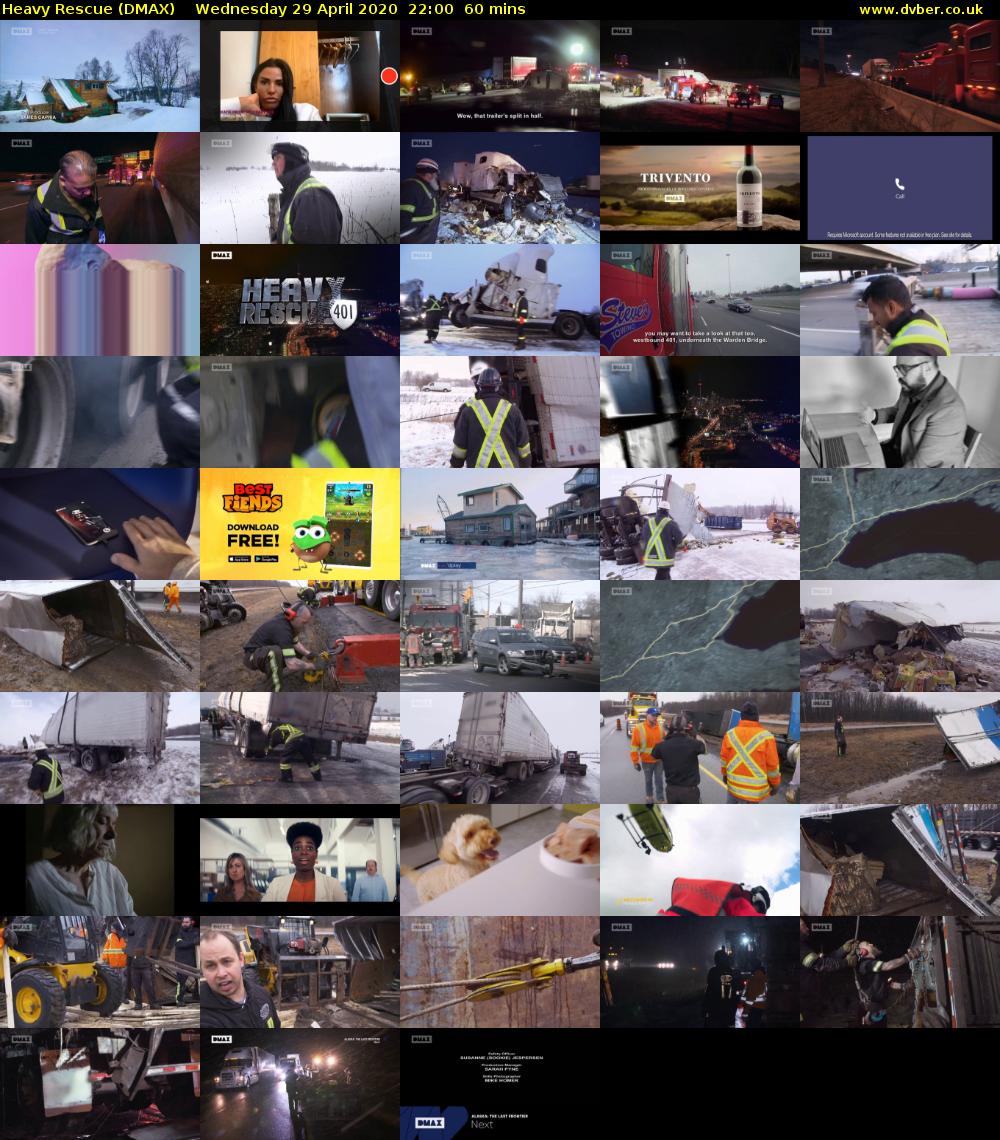 Heavy Rescue (DMAX) Wednesday 29 April 2020 22:00 - 23:00